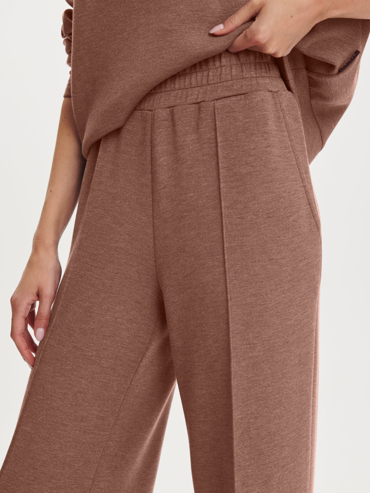 The Wide Leg Pant 30 - Golden Bronze Marl-Varley-Happy on Main
