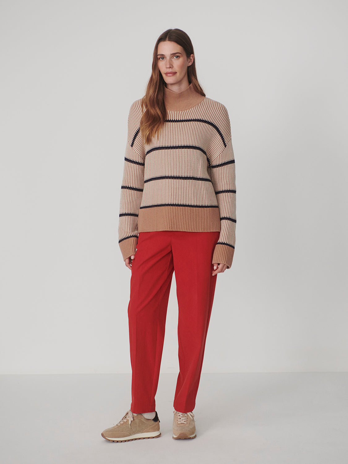 Holland Knit Sweater - Mid Tan-Varley-Happy on Main