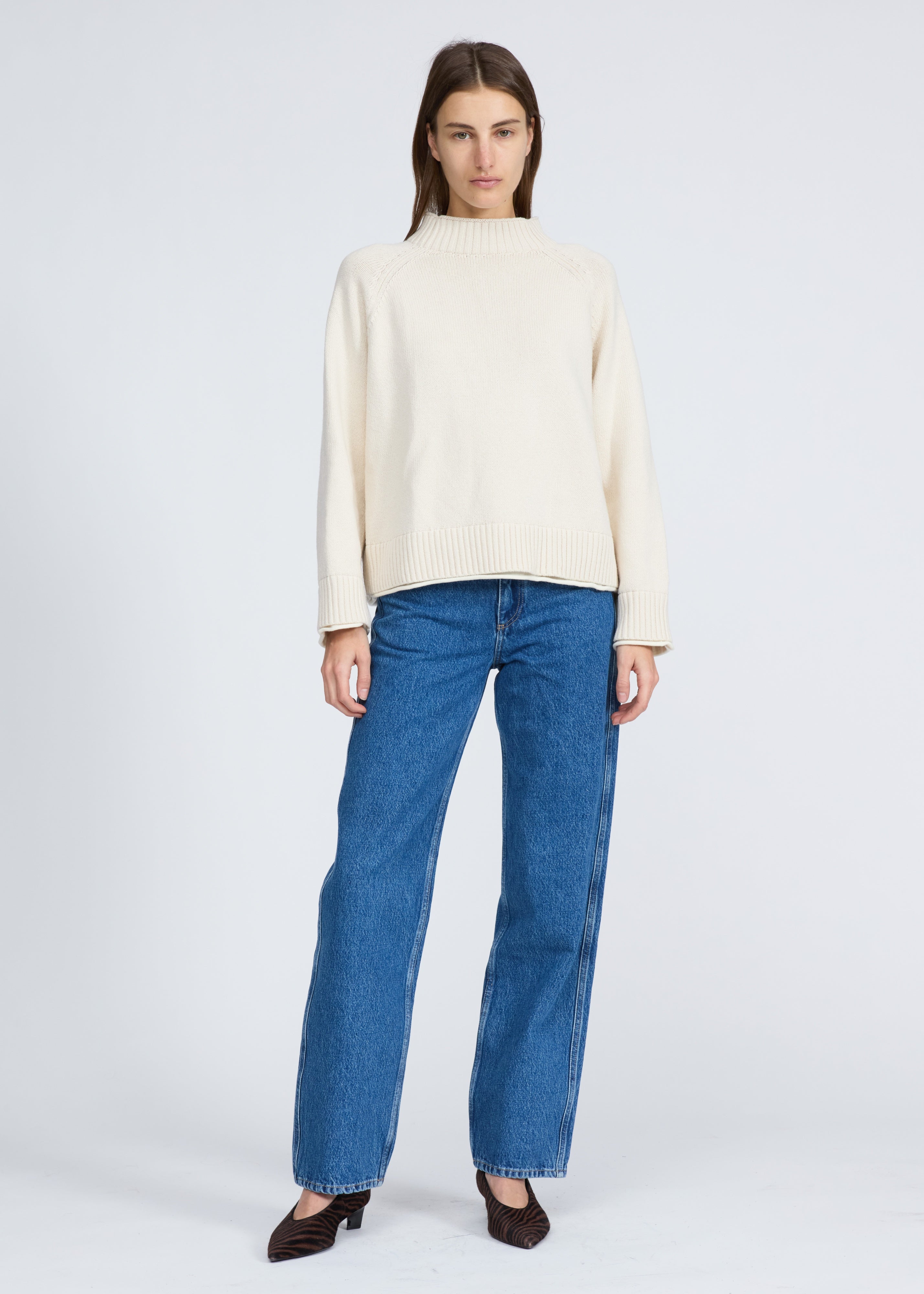 Hazel Roll Neck - Ivory-Rag & Bone-Happy on Main