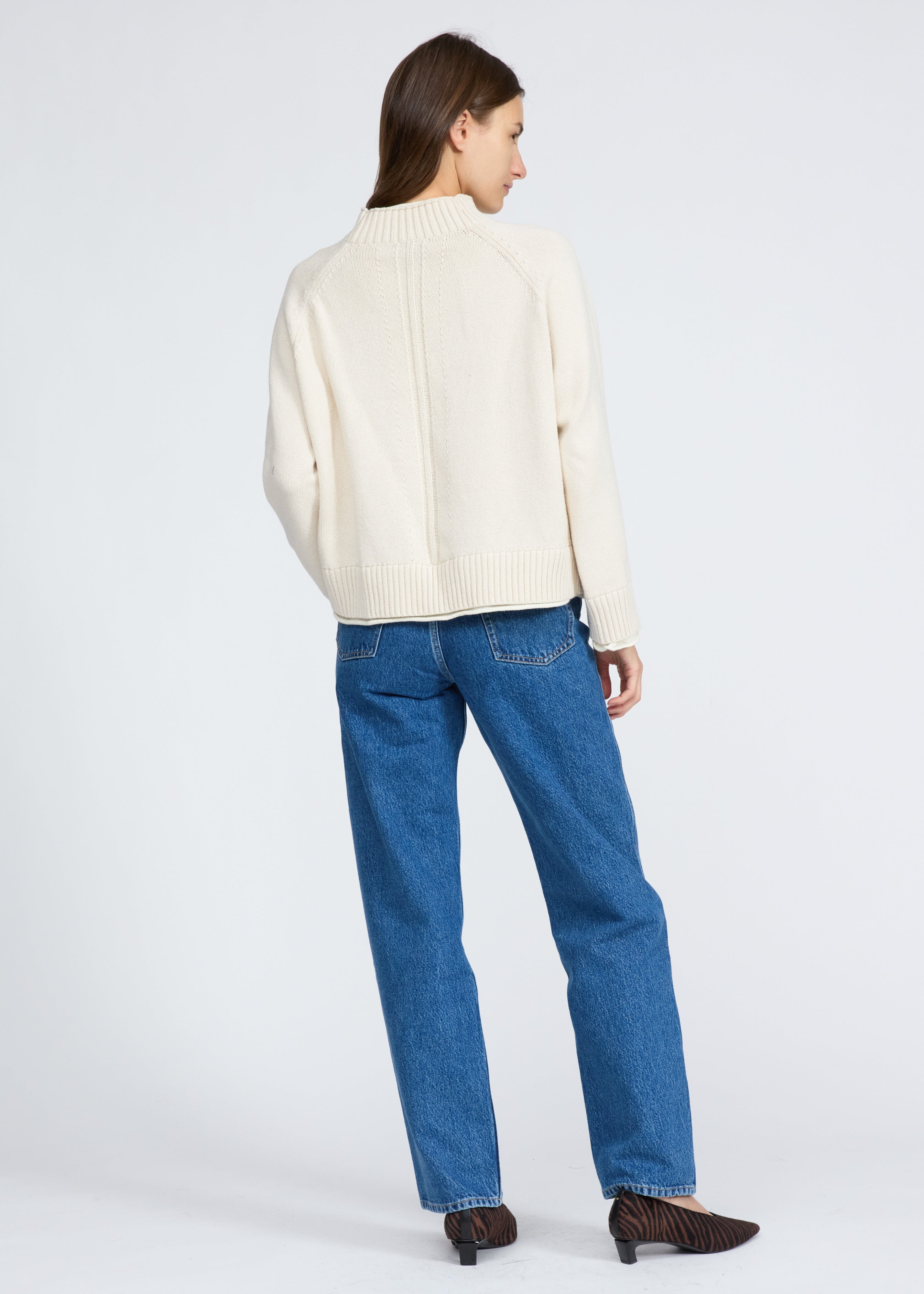 Hazel Roll Neck - Ivory-Rag & Bone-Happy on Main