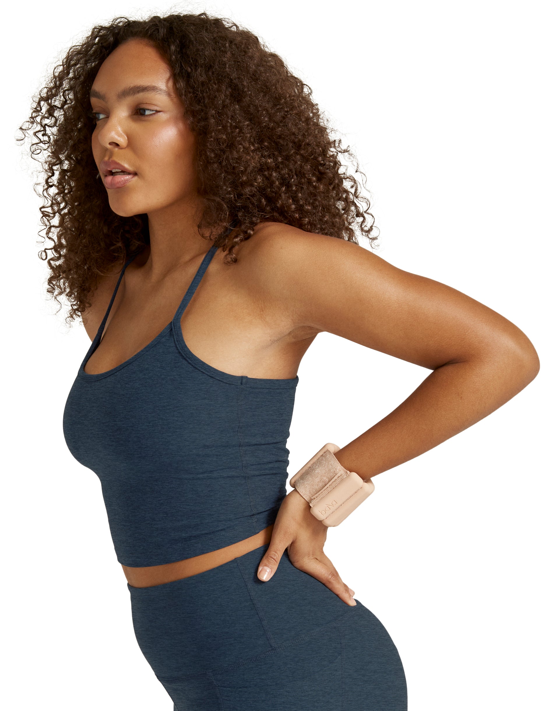 Spacedye Slim Racerback Cropped Tank - Nocturnal Navy-Beyond Yoga-Happy on Main