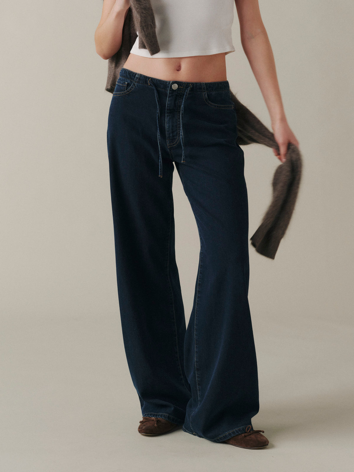 The Big Easy Mid Rise Wide Leg - Porter-DL1961-Happy on Main