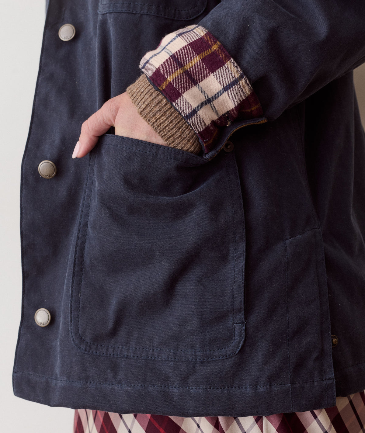 Riley Barn Jacket - Navy