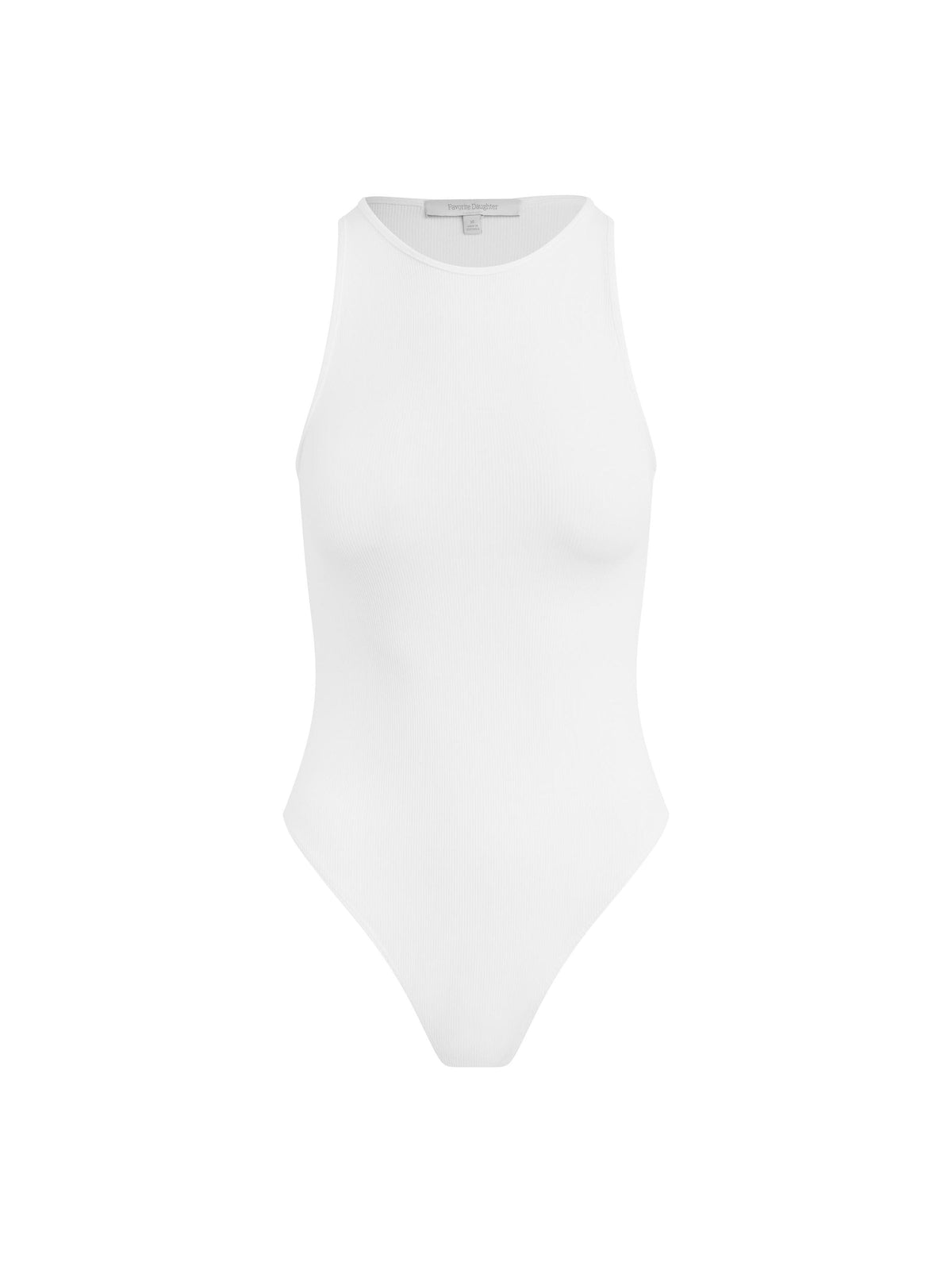 The Perfect Bodysuit - White-Favorite Daughter-Happy on Main