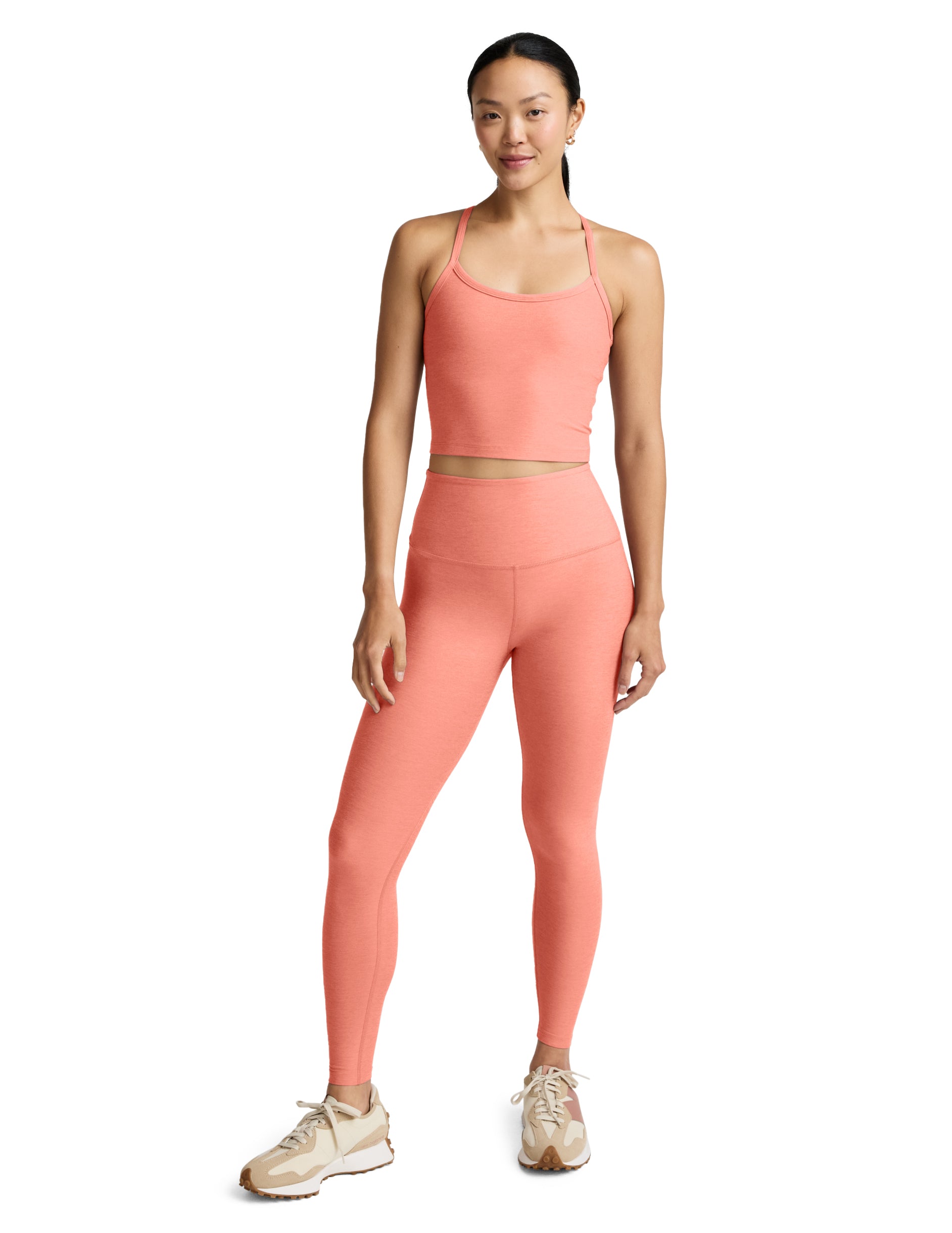 Spacedye Caught in the Midi HW Legging - Dreamsicle Heather-Beyond Yoga-Happy on Main