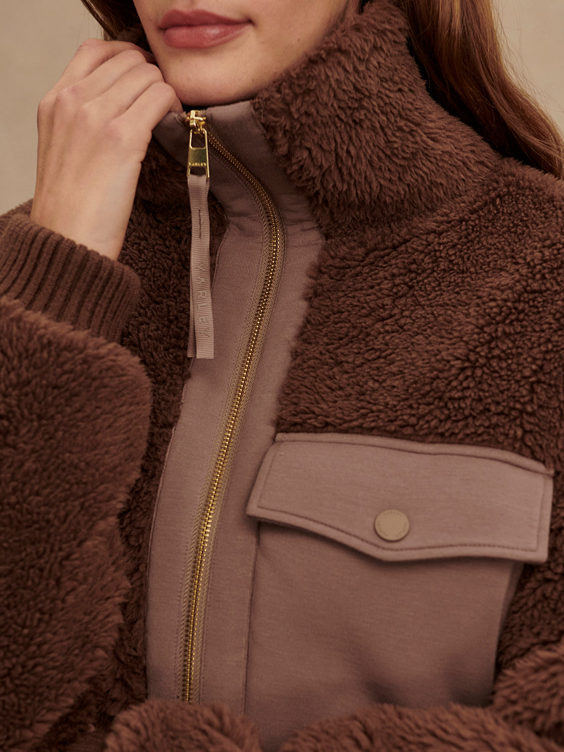 Lowell Sherpa Jacket - Carafe-Varley-Happy on Main