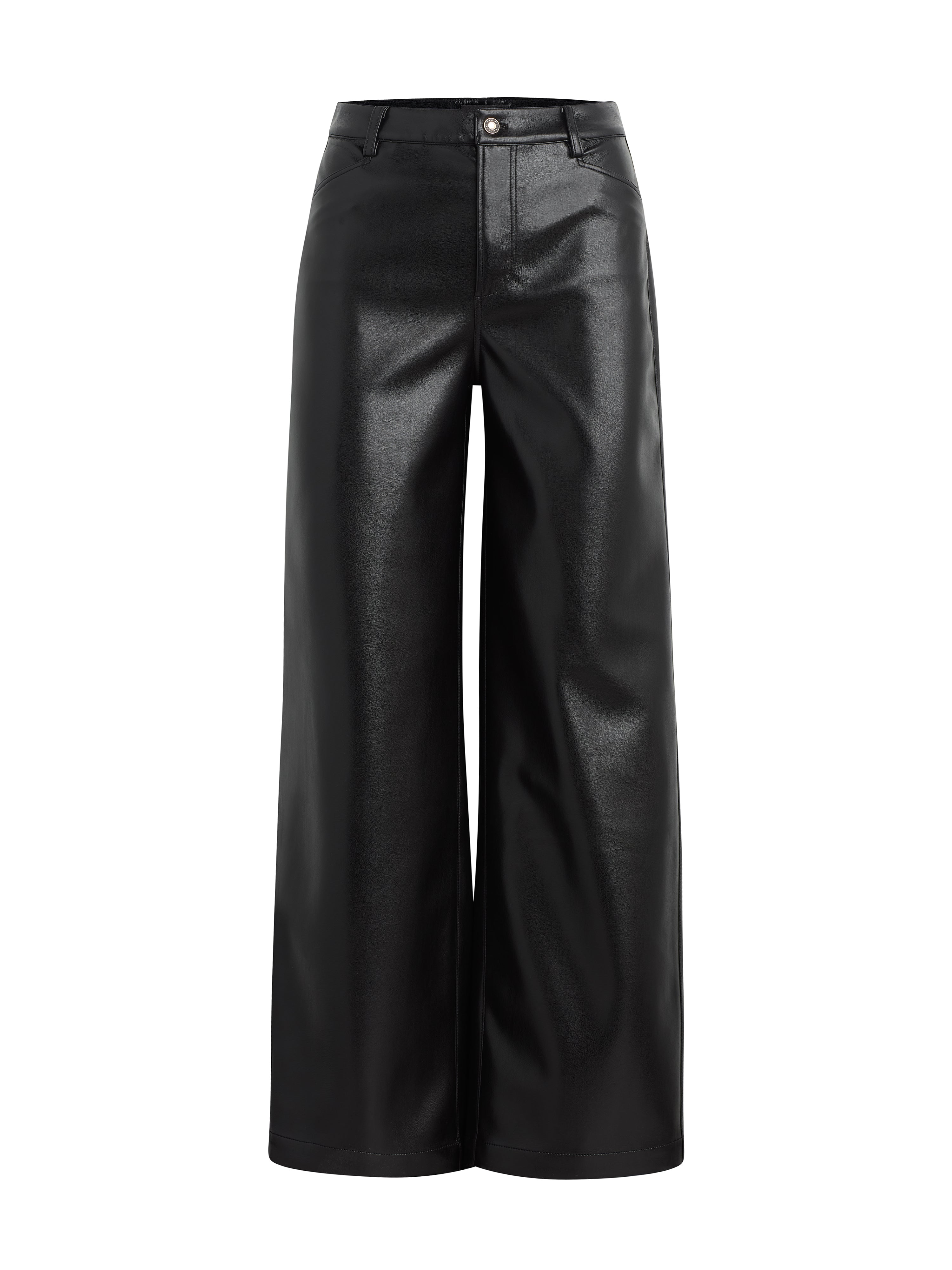 The Mischa Sup Hi Ri Wide Leg Ankle-Pants-Happy on Main