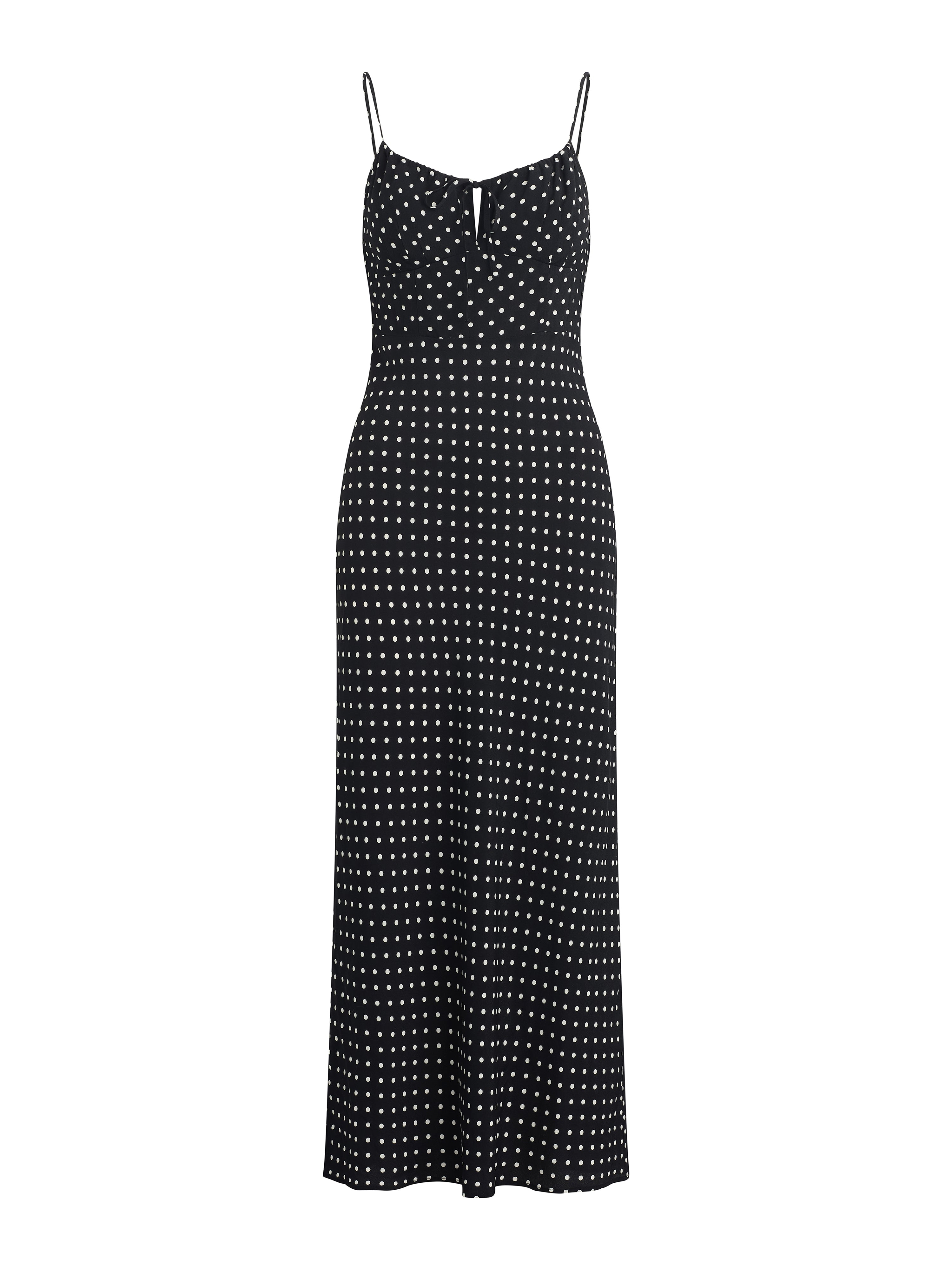 The One That Got Away Dress - Black / Ivory Dits-Favorite Daughter-Happy on Main