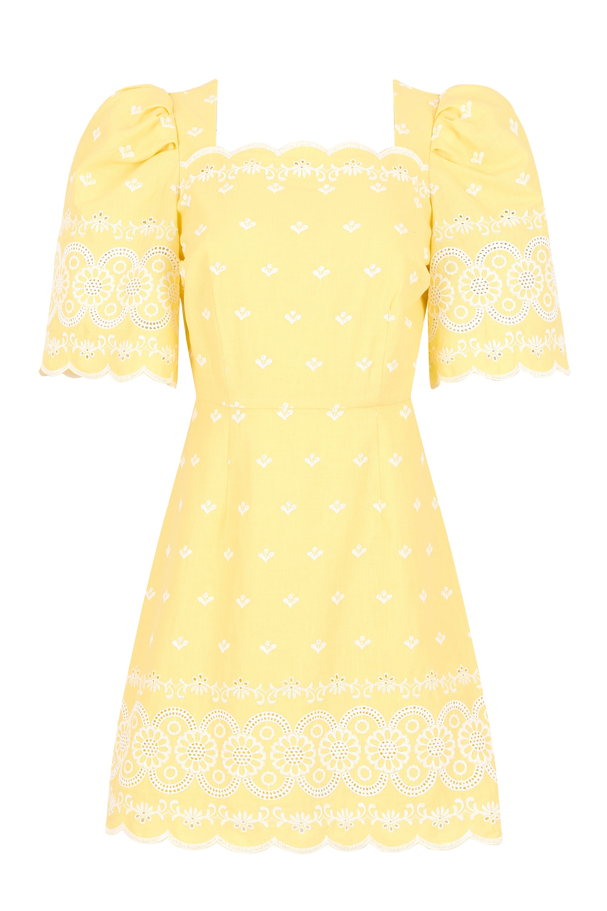 Charlotte Dress - Butter Yellow-Queens of Archive-Happy on Main