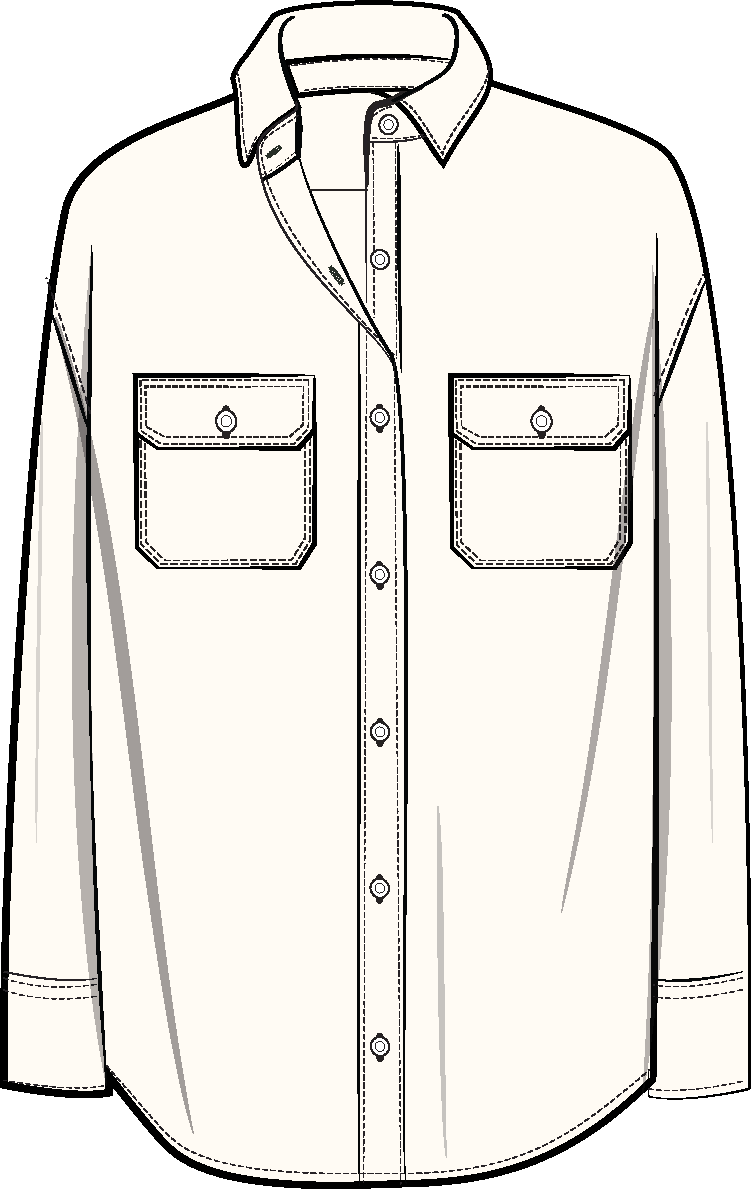 Legend Sweater Overshirt-Casual Tops-Happy on Main
