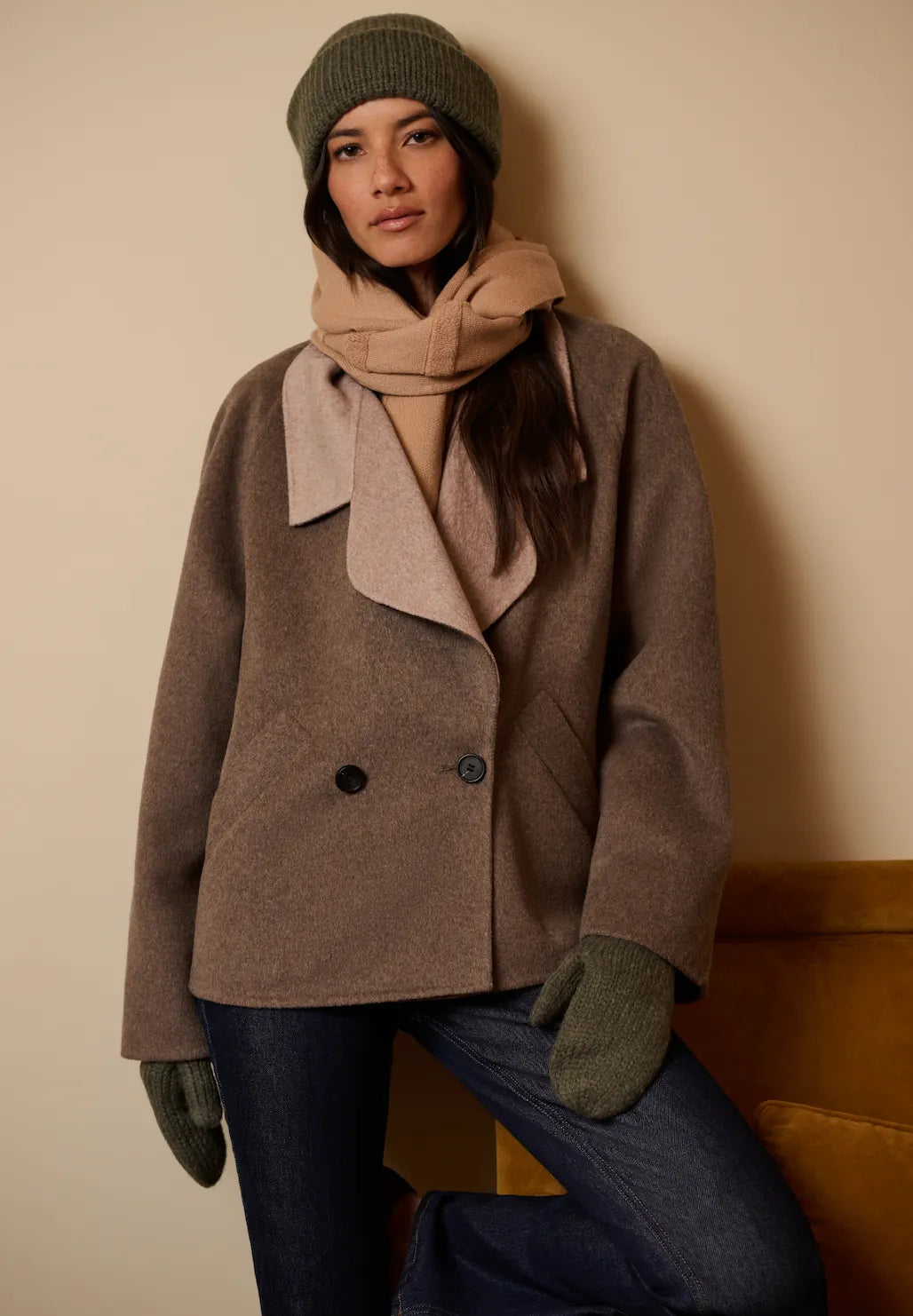 The Cameron Coat - Ganache Houndstooth-Favorite Daughter-Happy on Main