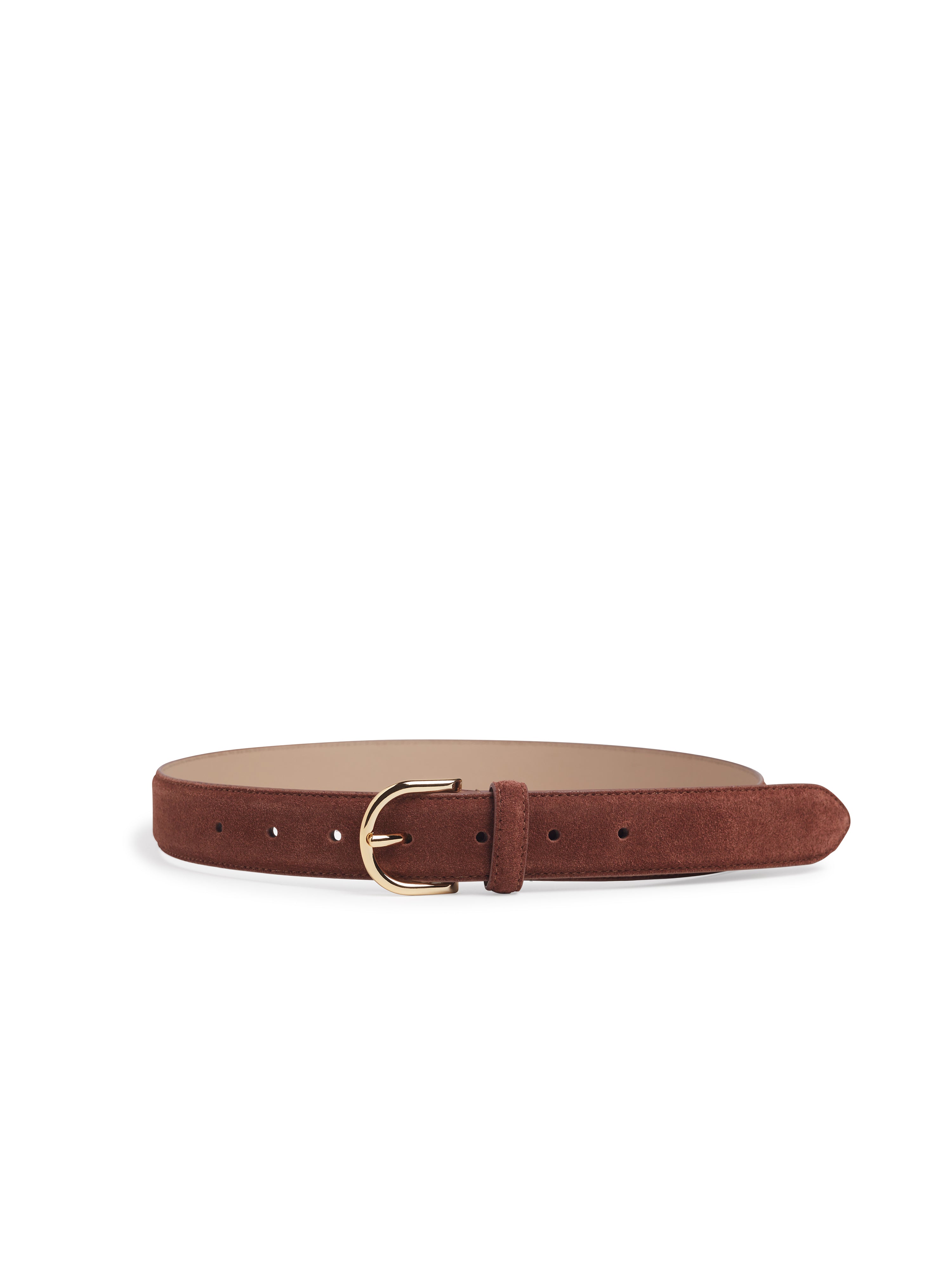 The Suede Juni Belt - Tan/Gold-Favorite Daughter-Happy on Main
