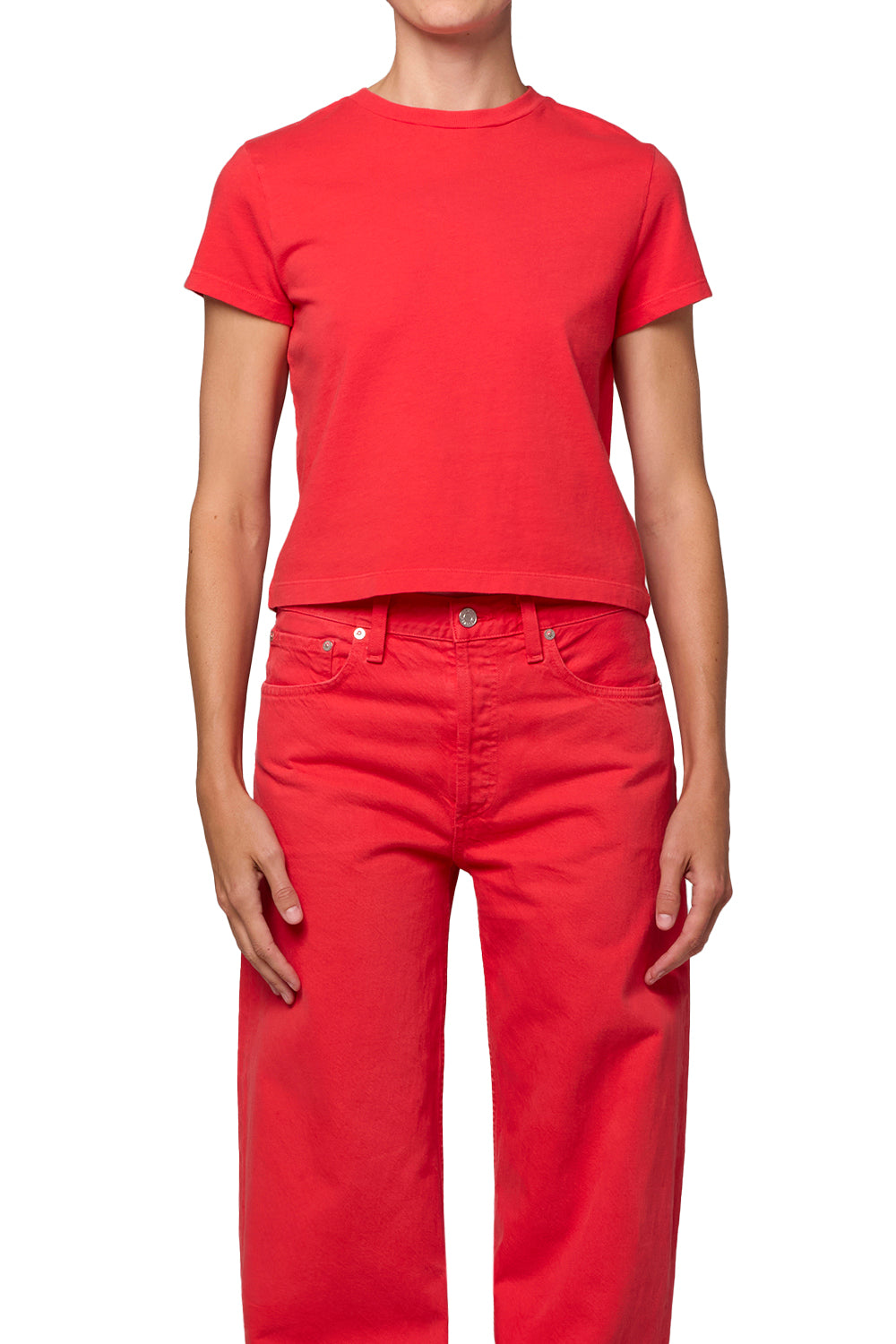 Adine Shrunken Tee - Carnival-AGOLDE-Happy on Main