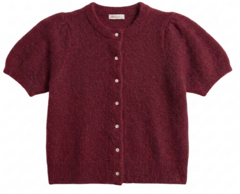 Suri Alpaca Cardigan - Cabernet-Marine Layer-Happy on Main