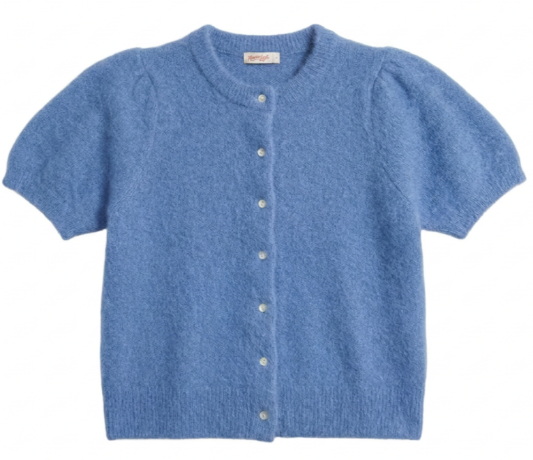 Suri Alpaca Cardigan - French Blue-Marine Layer-Happy on Main