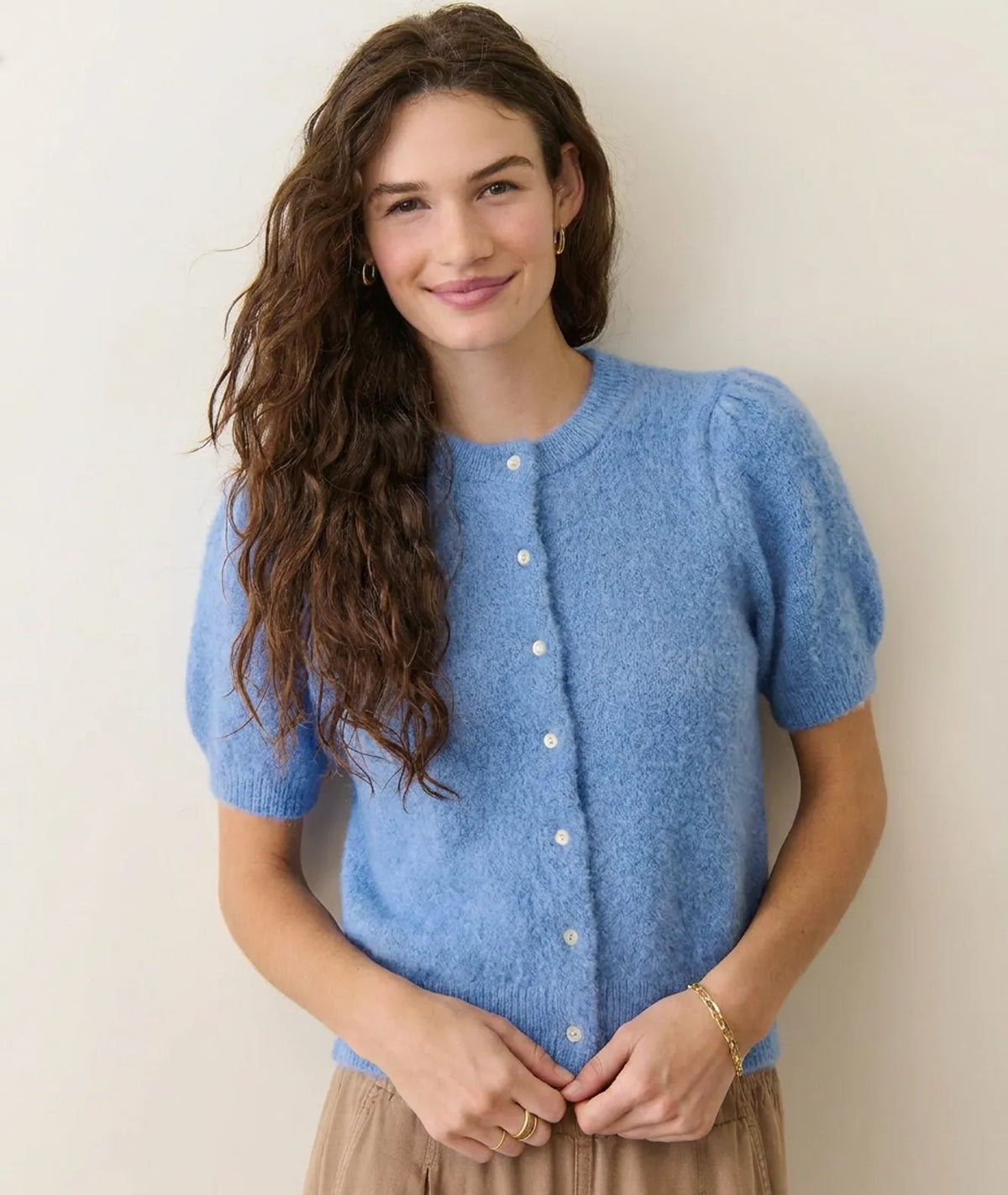 Suri Alpaca Cardigan - French Blue-Marine Layer-Happy on Main