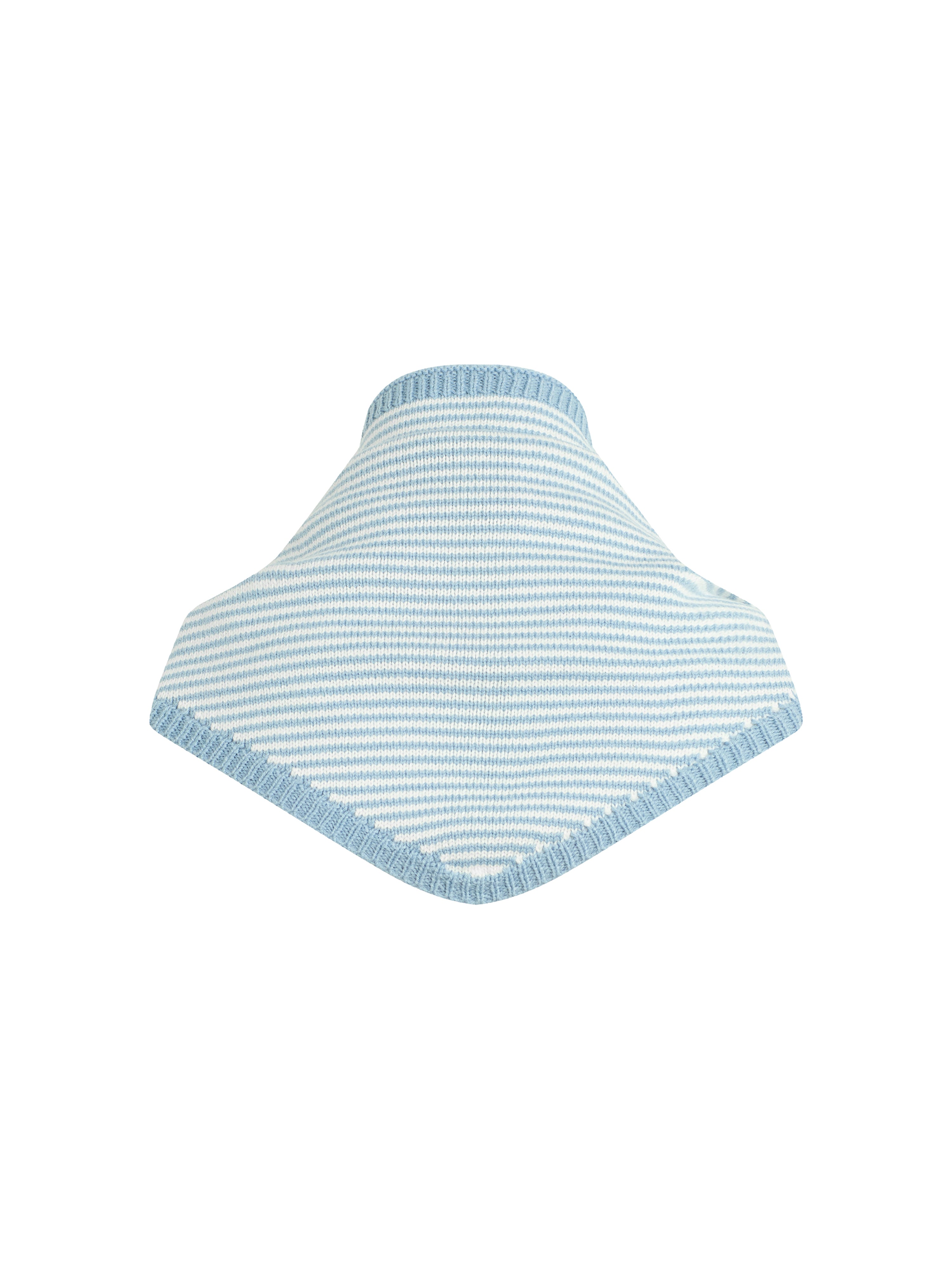 The Stripe Triangle Scarf - Blue/ White Stripe-Favorite Daughter-Happy on Main