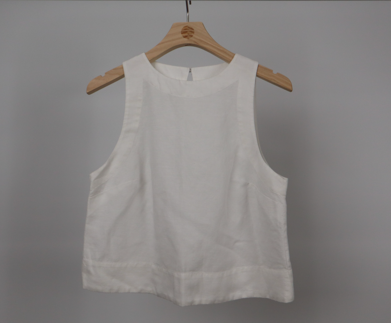 Quinn Linen Tank-Basic Tanks + Tees-Happy on Main