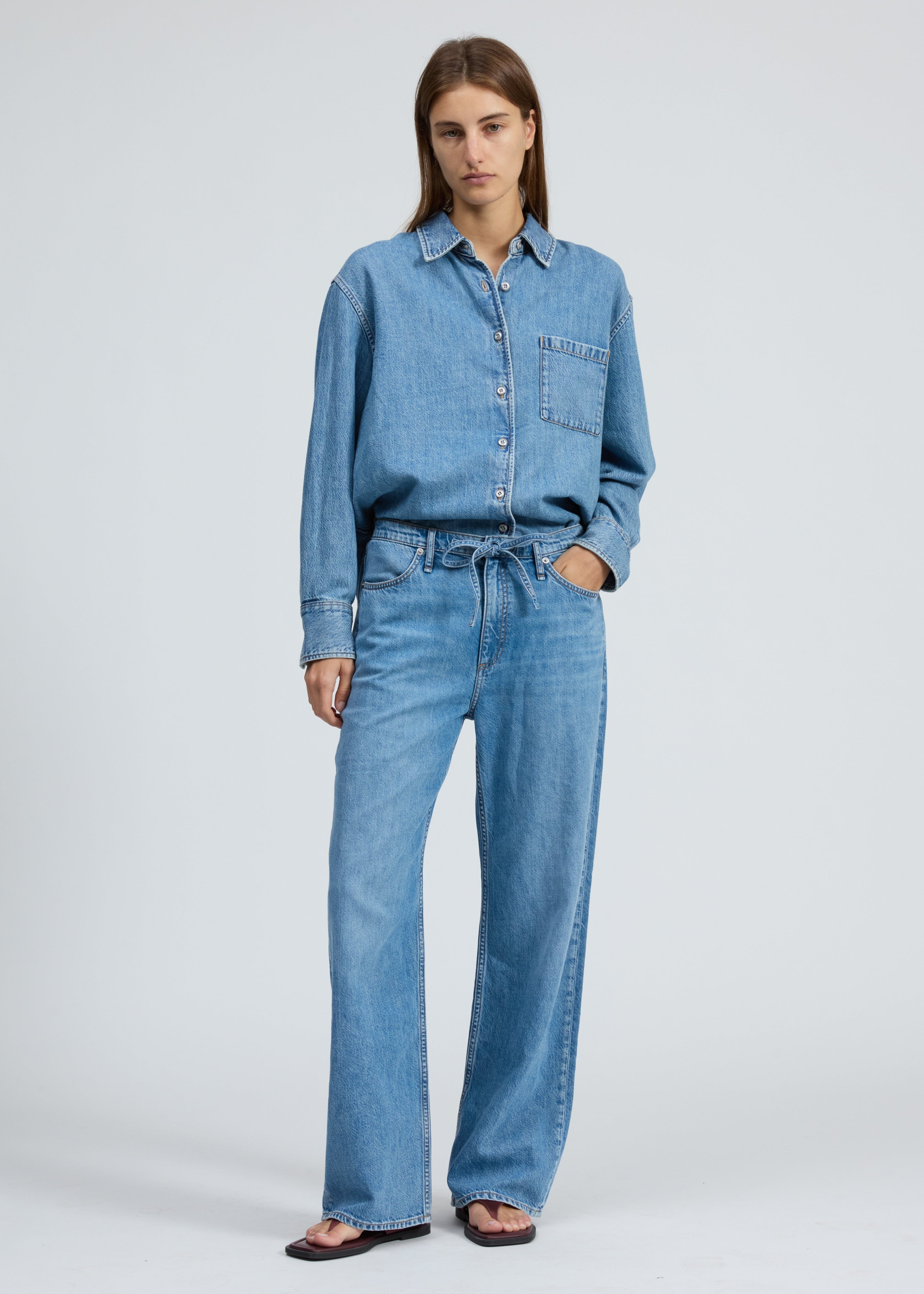 Ftwt Phoebe Drawstring Wide - Everglade-Rag & Bone-Happy on Main