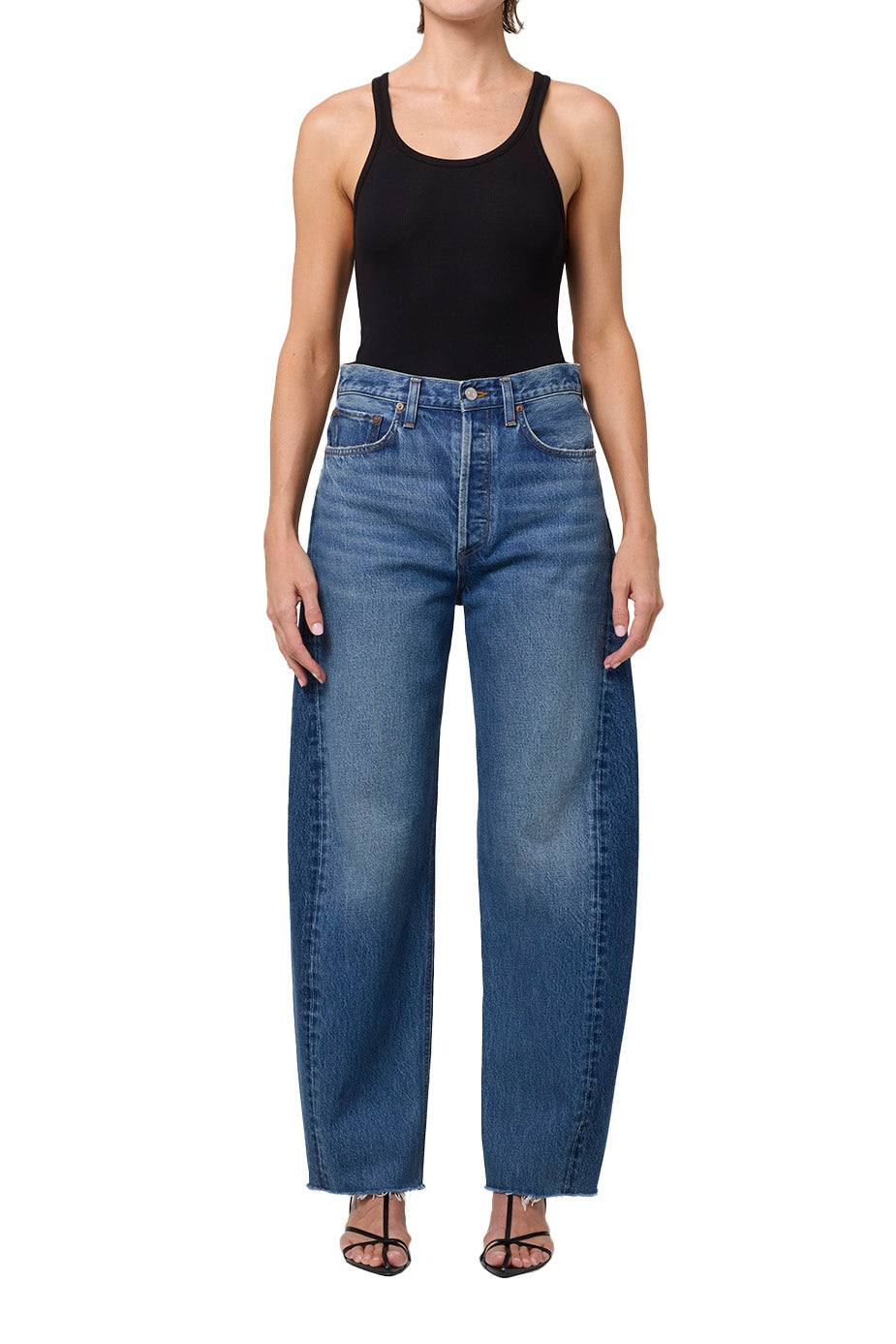 Luna Pieced Jean - Split-AGOLDE-Happy on Main