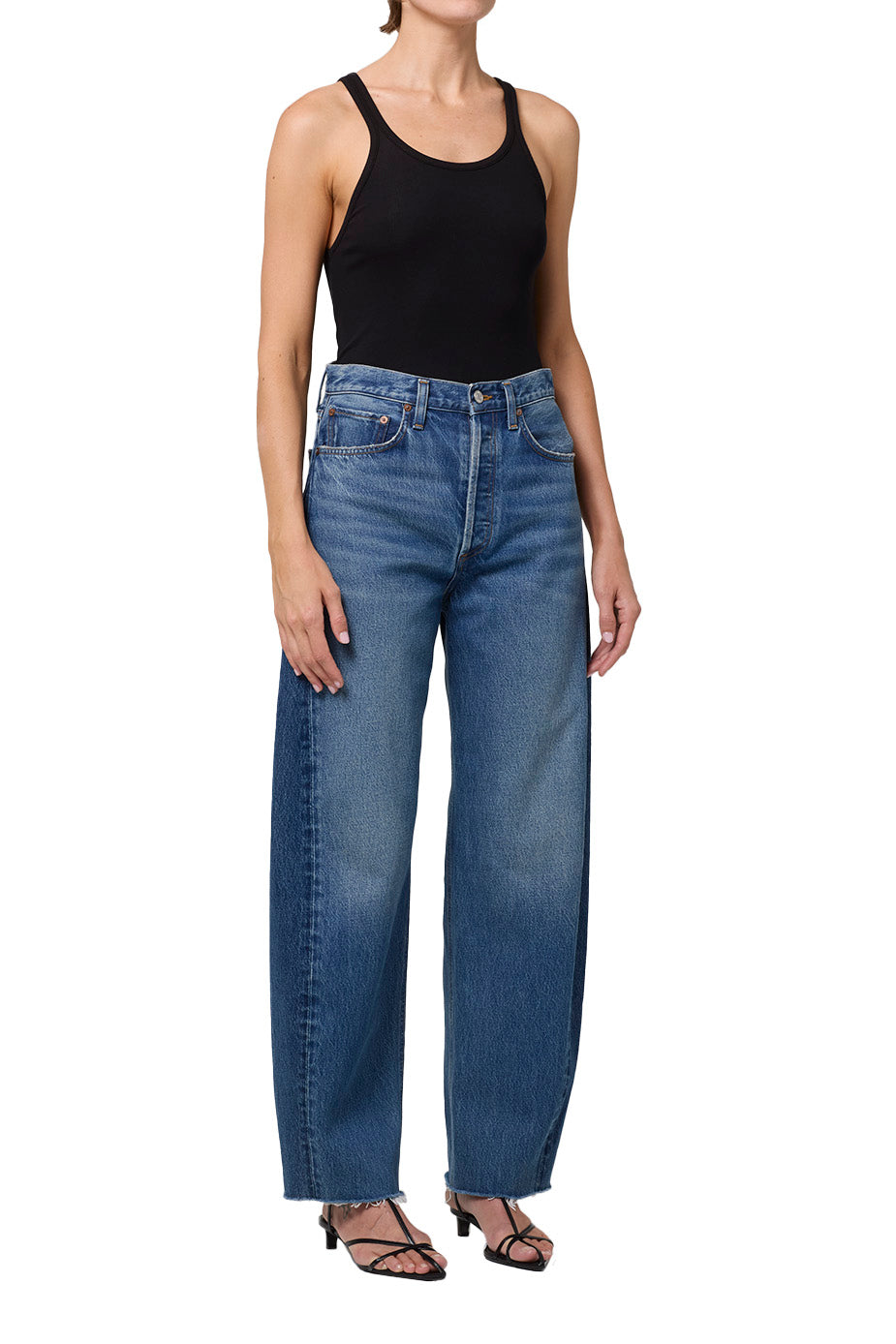 Luna Pieced Jean - Split-AGOLDE-Happy on Main