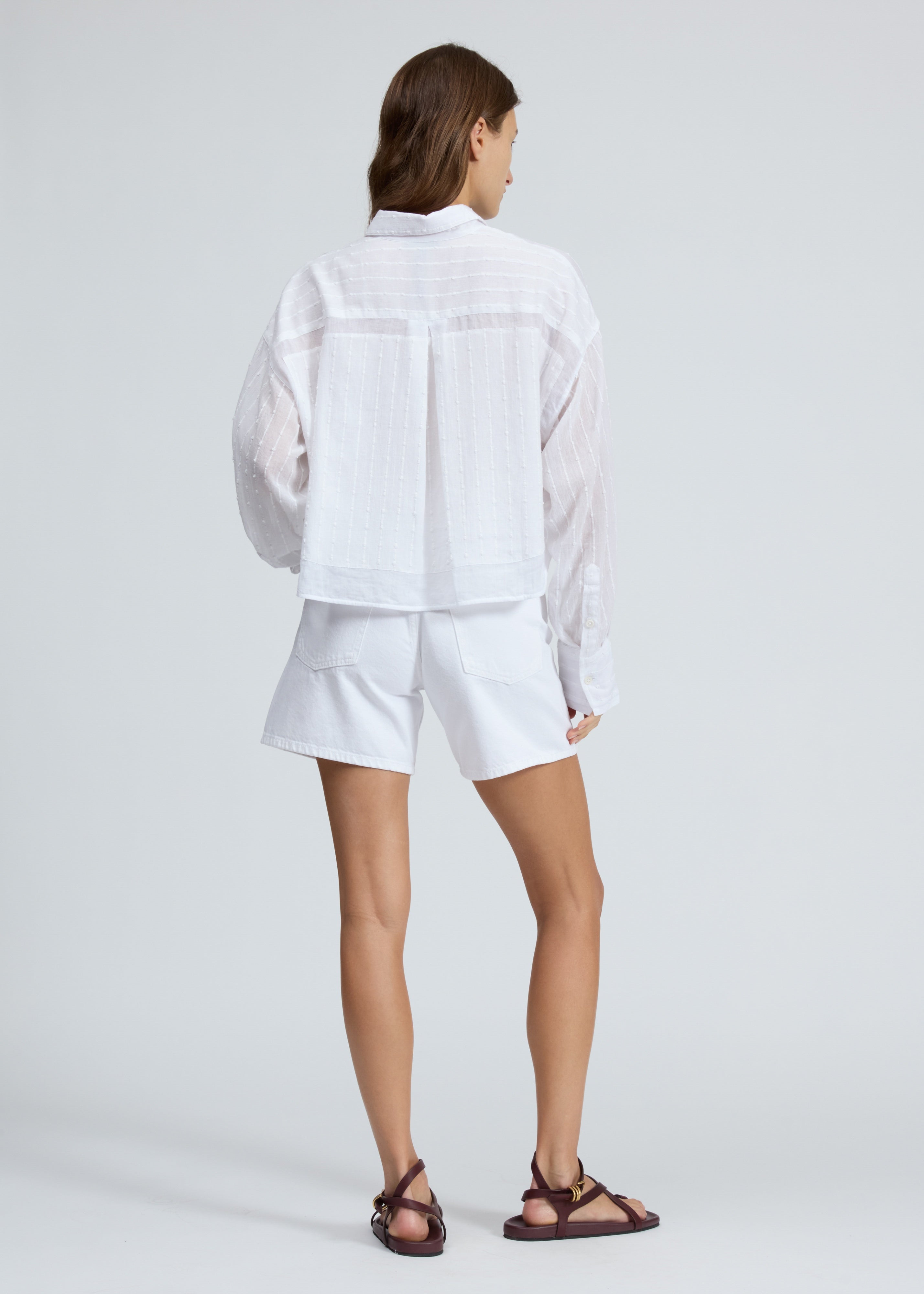 Marin LS Combo Shirt - White-Rag & Bone-Happy on Main