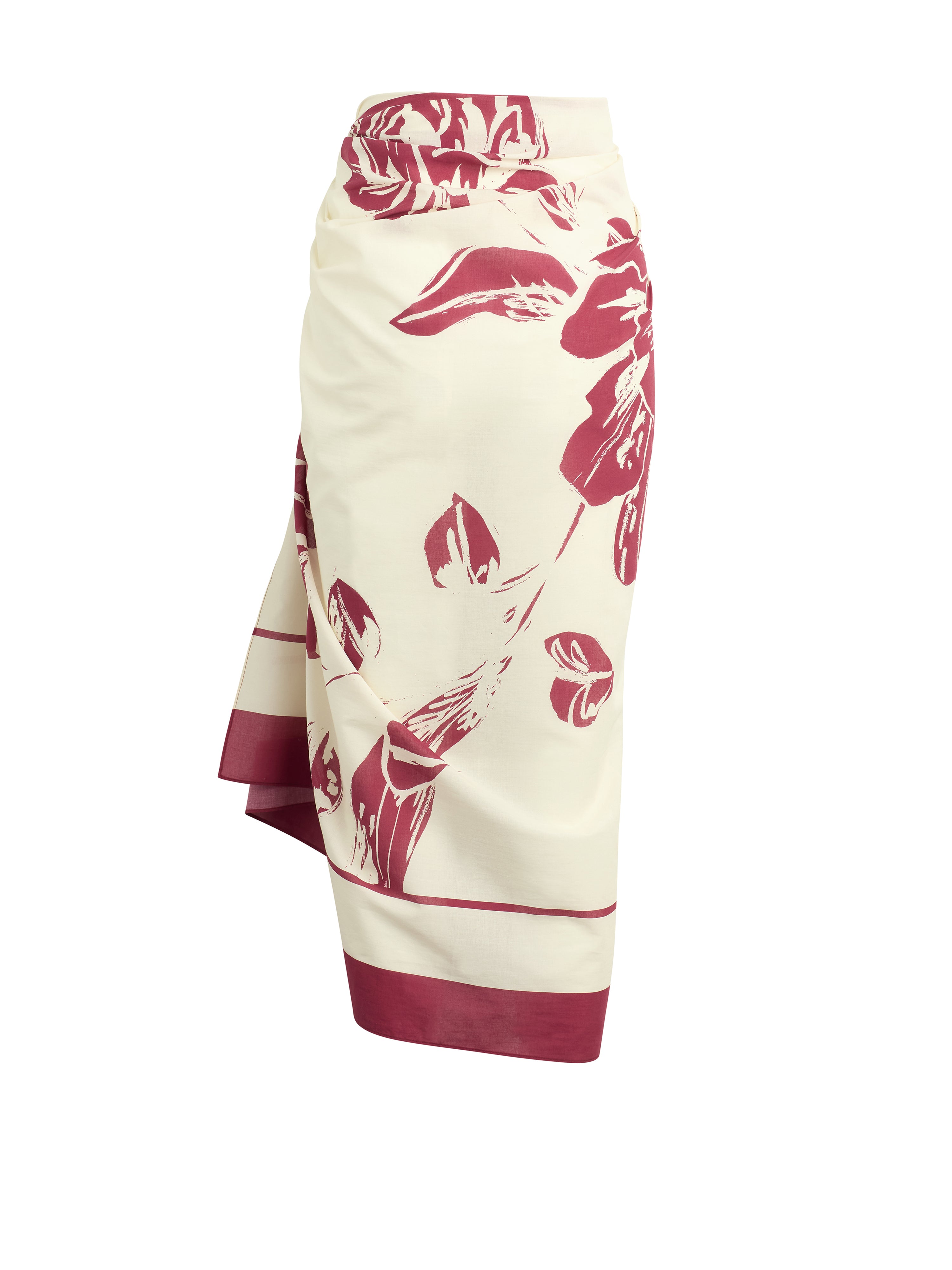 The Vintage Floral Pareo - Earth Red-Favorite Daughter-Happy on Main