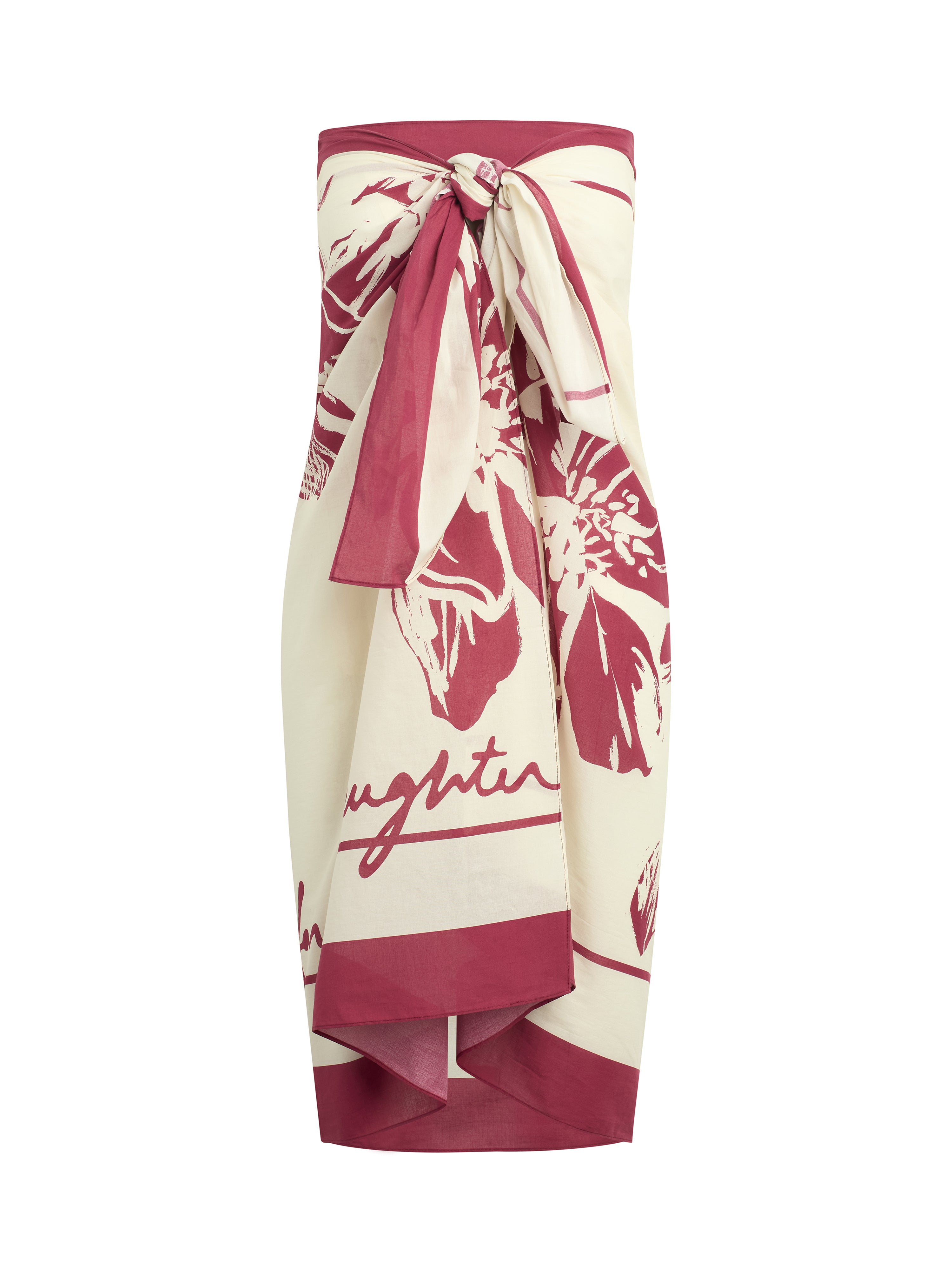 The Vintage Floral Pareo - Earth Red-Favorite Daughter-Happy on Main