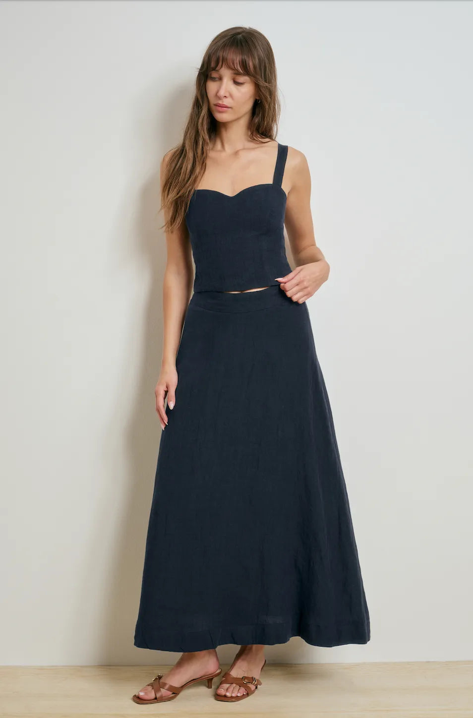 The There for You Skirt - Navy-Favorite Daughter-Happy on Main