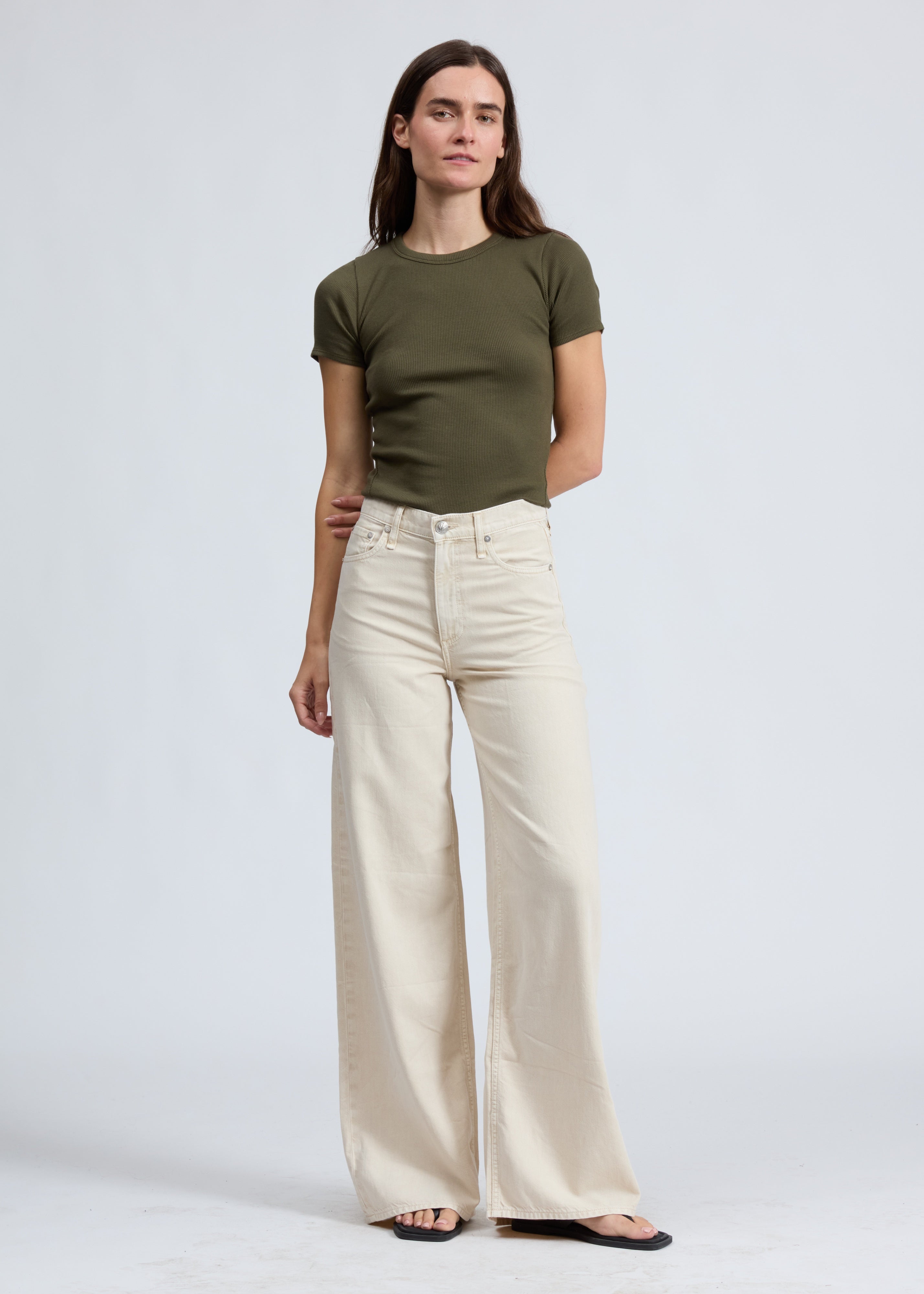 The Essential Rib SS Crew - Dkolv-Rag & Bone-Happy on Main
