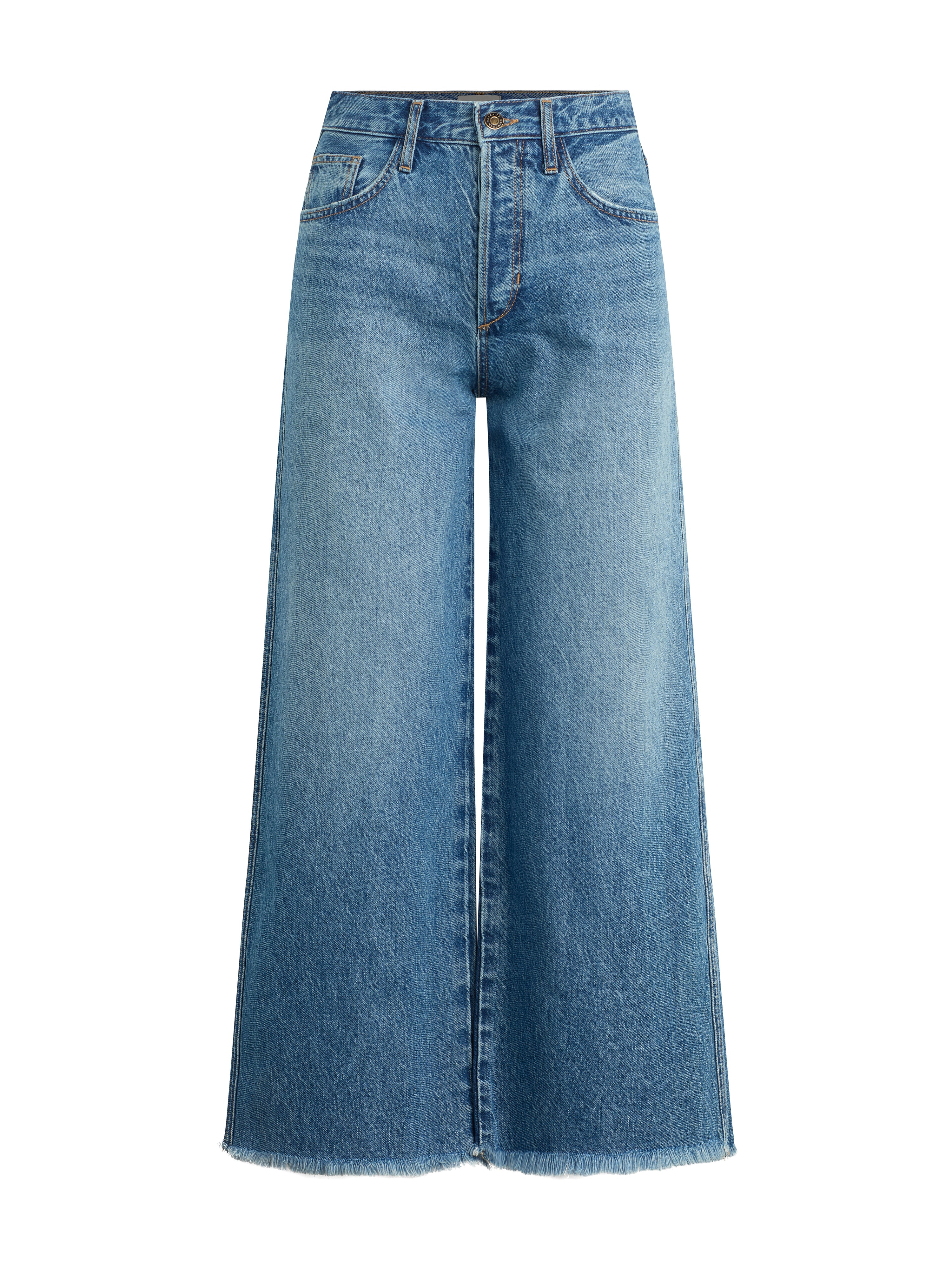 The Masha Super High Rise Wide Leg Crop - Cortez-Favorite Daughter-Happy on Main