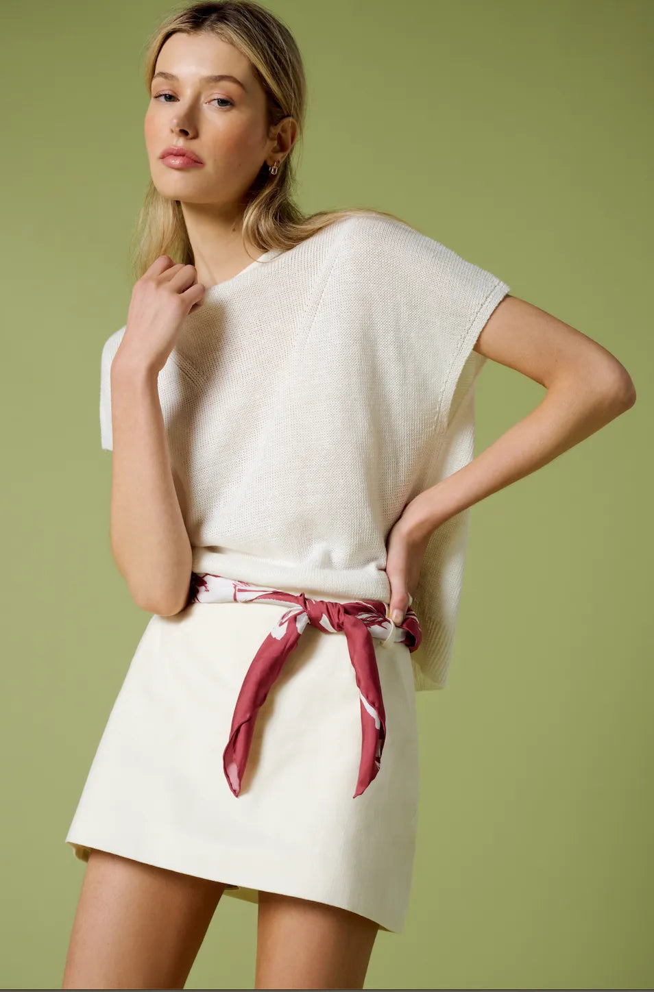 The Stevie Sweater - Off White-Favorite Daughter-Happy on Main