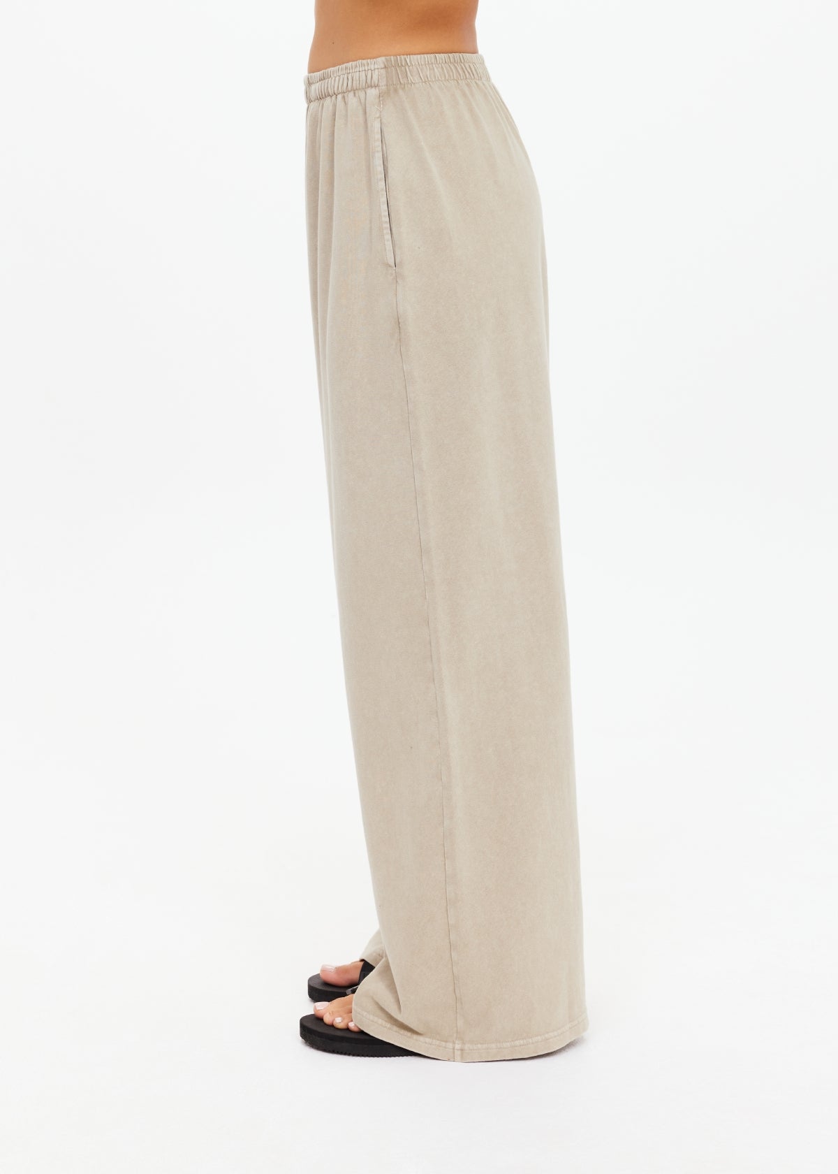 Soho Tokio Wide Leg Pant - Khaki-The Upside-Happy on Main