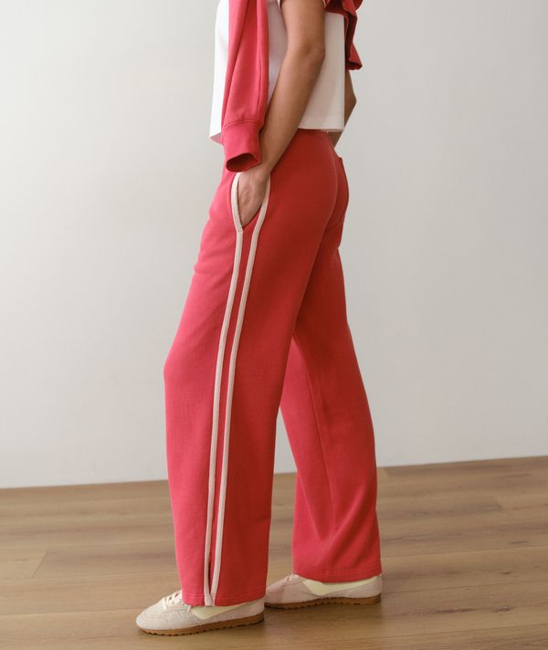 Cloud 9 Fleece Track Pant - Faded Ruby-Marine Layer-Happy on Main