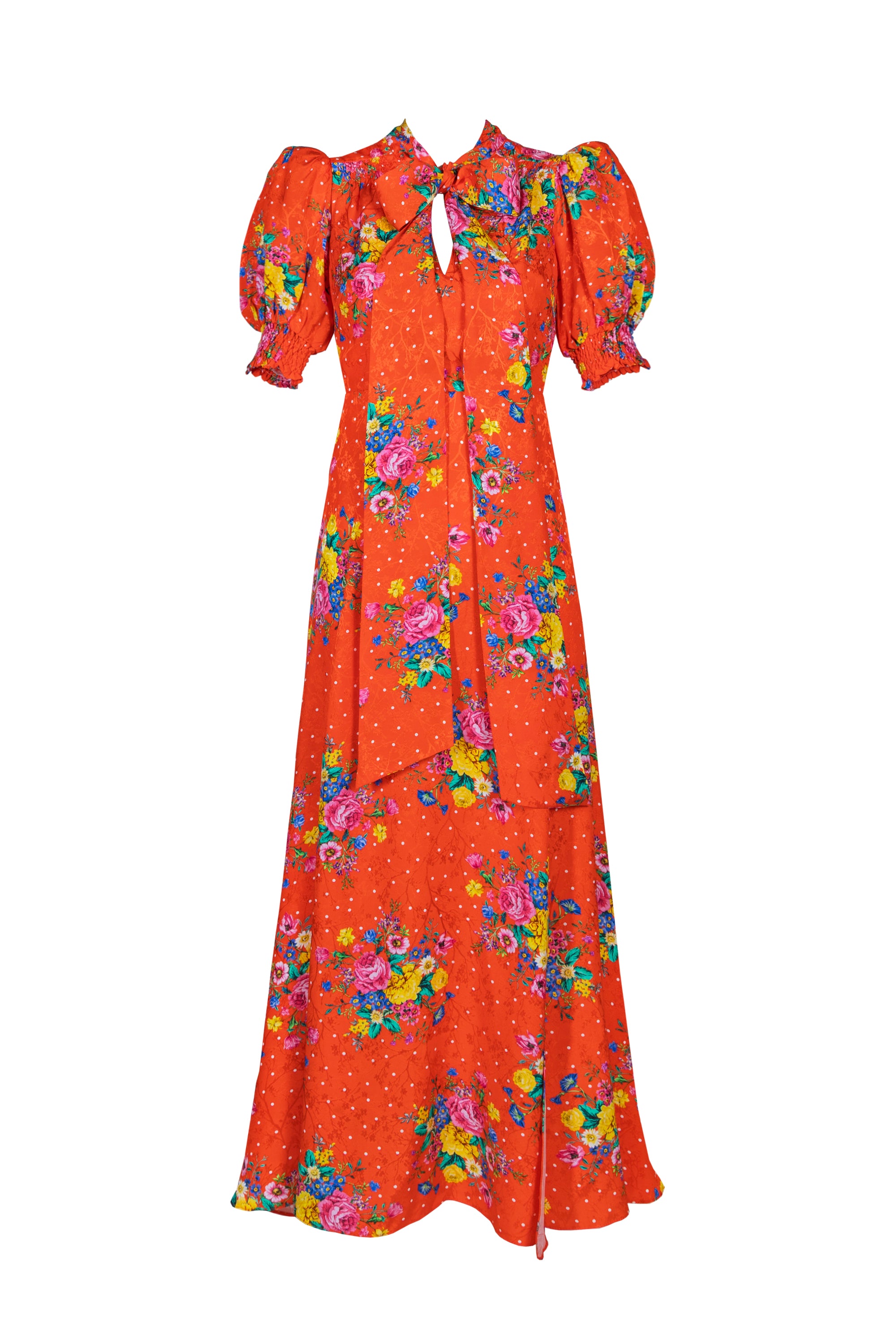 Cyldie - Dutch Floral Polka Red-Queens of Archive-Happy on Main