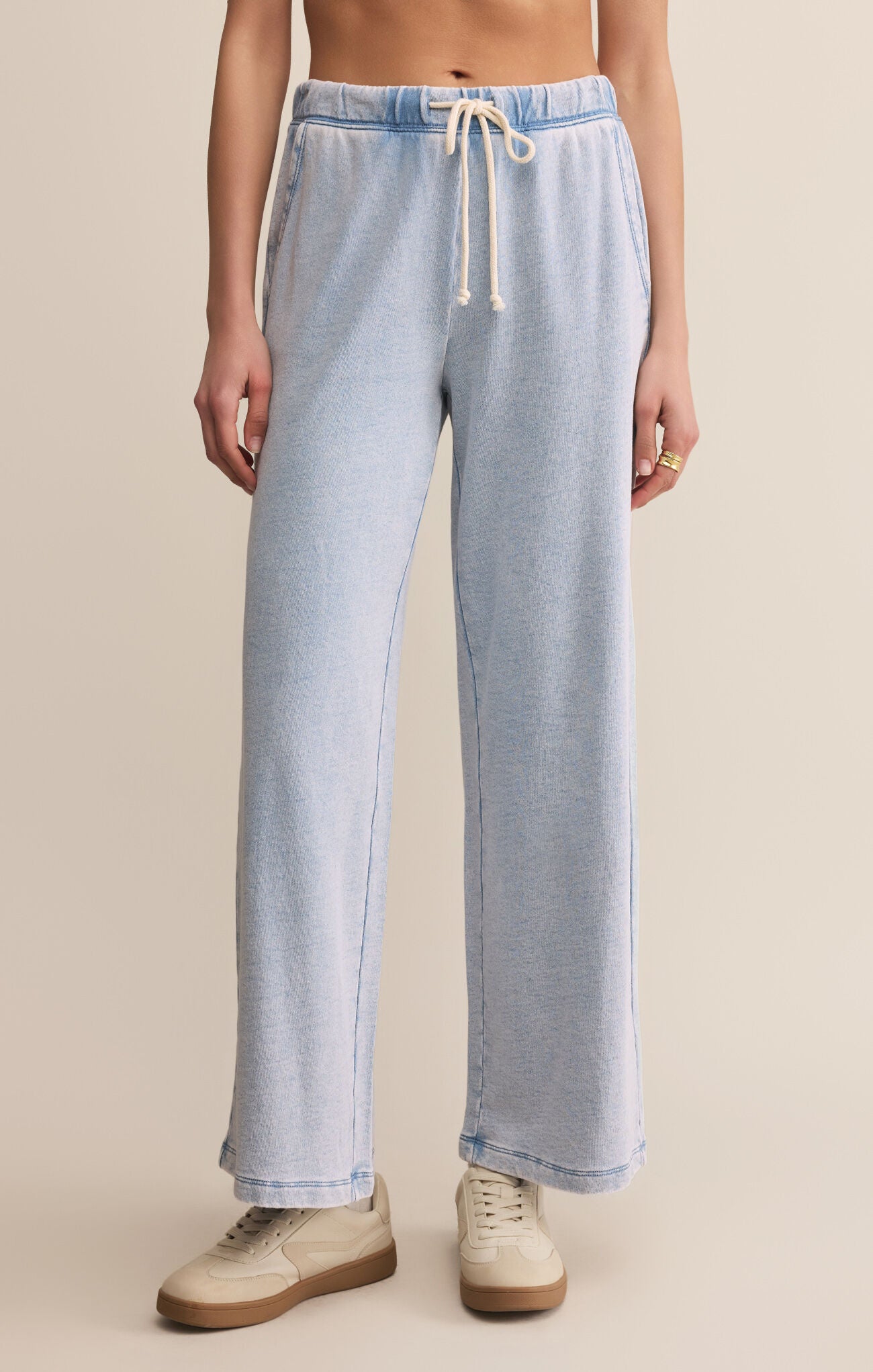 Hunter Knit Denim Pant-Pants-Happy on Main