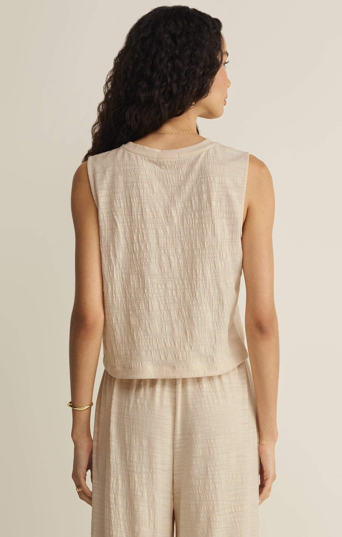 Sloane Textured Top - Whisper White-Z Supply-Happy on Main