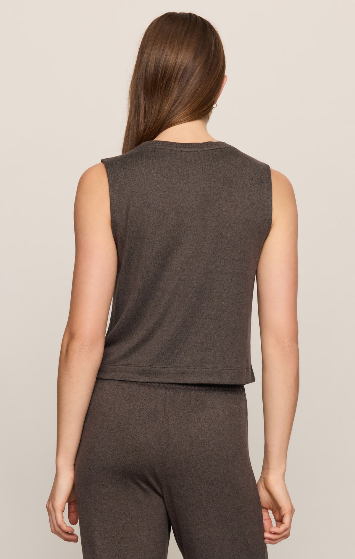 Sloane Soft Knit Tank - Cocoa Bean-Z Supply-Happy on Main