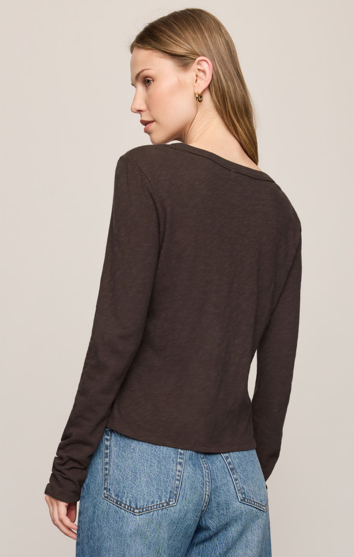 Junie L/S Tee - Cocoa Bean-Z Supply-Happy on Main