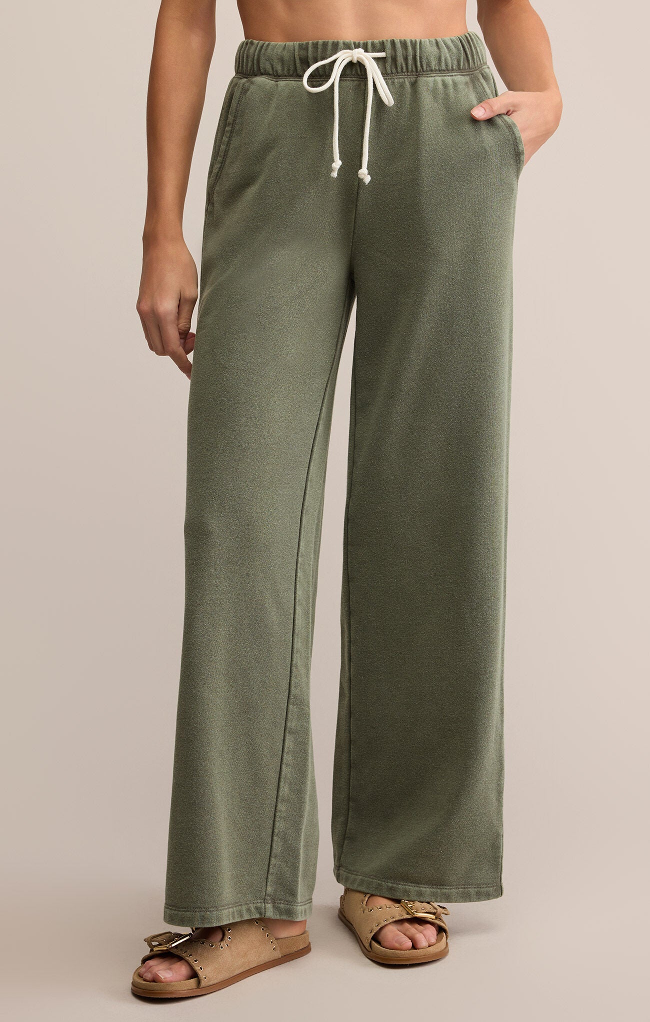 Hunter Knit Pant - cozy yet chic wide leg pants.