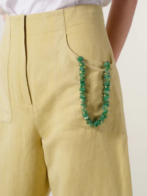 Aventurine Crystal Wristlet