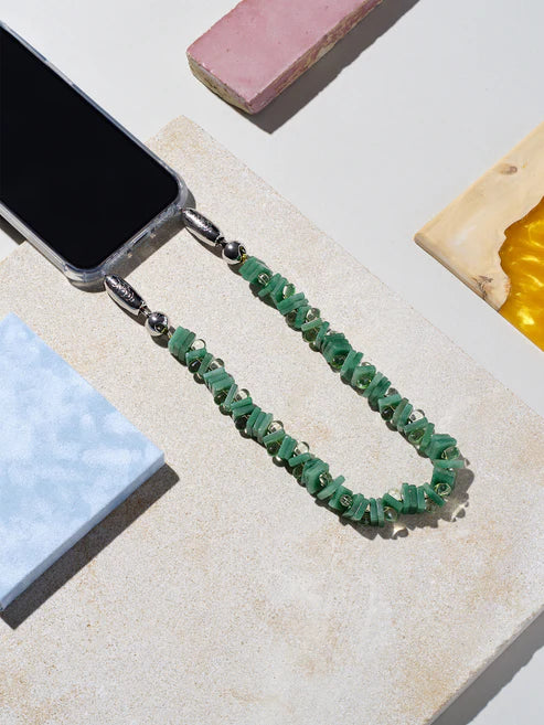 Aventurine Crystal Wristlet