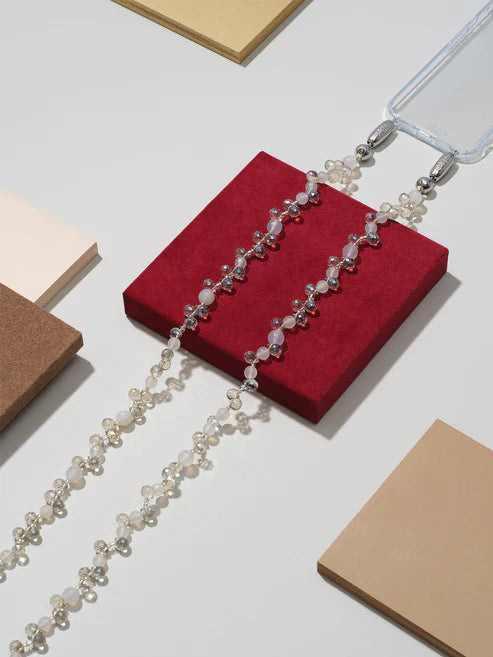 Faceted Crystal Crossbody - Champagne-Ossa-Happy on Main