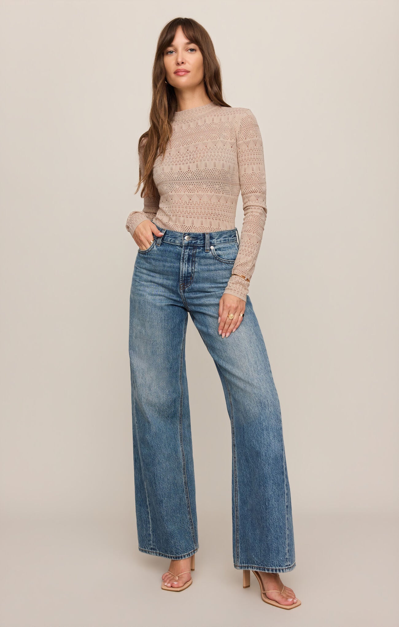 Avery Sweater Top - Soft Ecru-Z Supply-Happy on Main