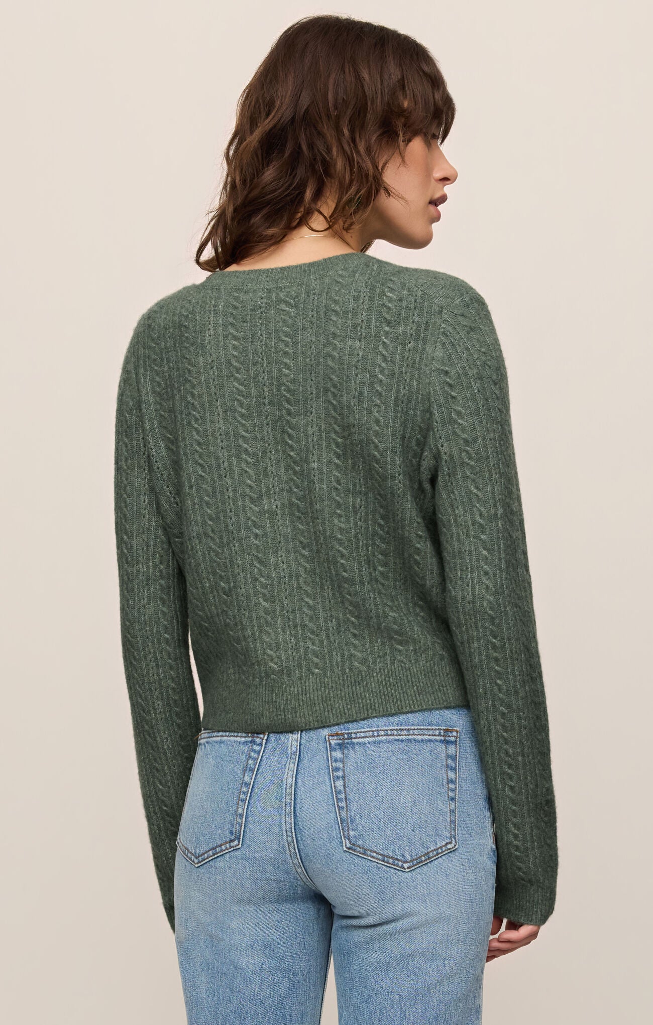 Medina Pointelle Cardigan - Monstera-Z Supply-Happy on Main