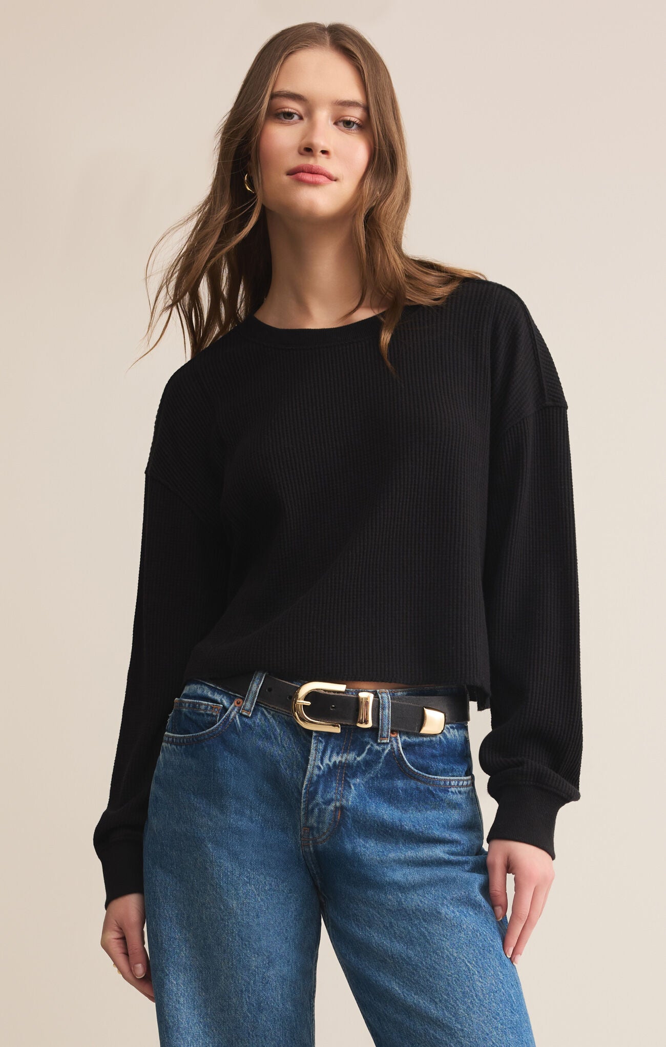 Angel Mini Thermal Top-Casual Tops-Happy on Main
