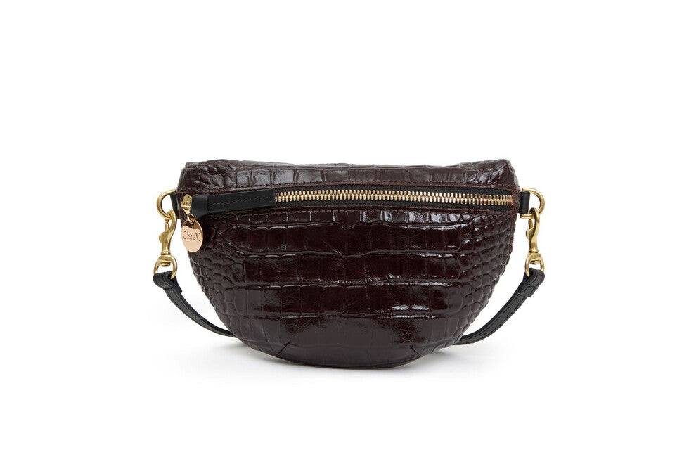 Petite Fanny - Roma Croco - Mahogany-Clare V.-Happy on Main